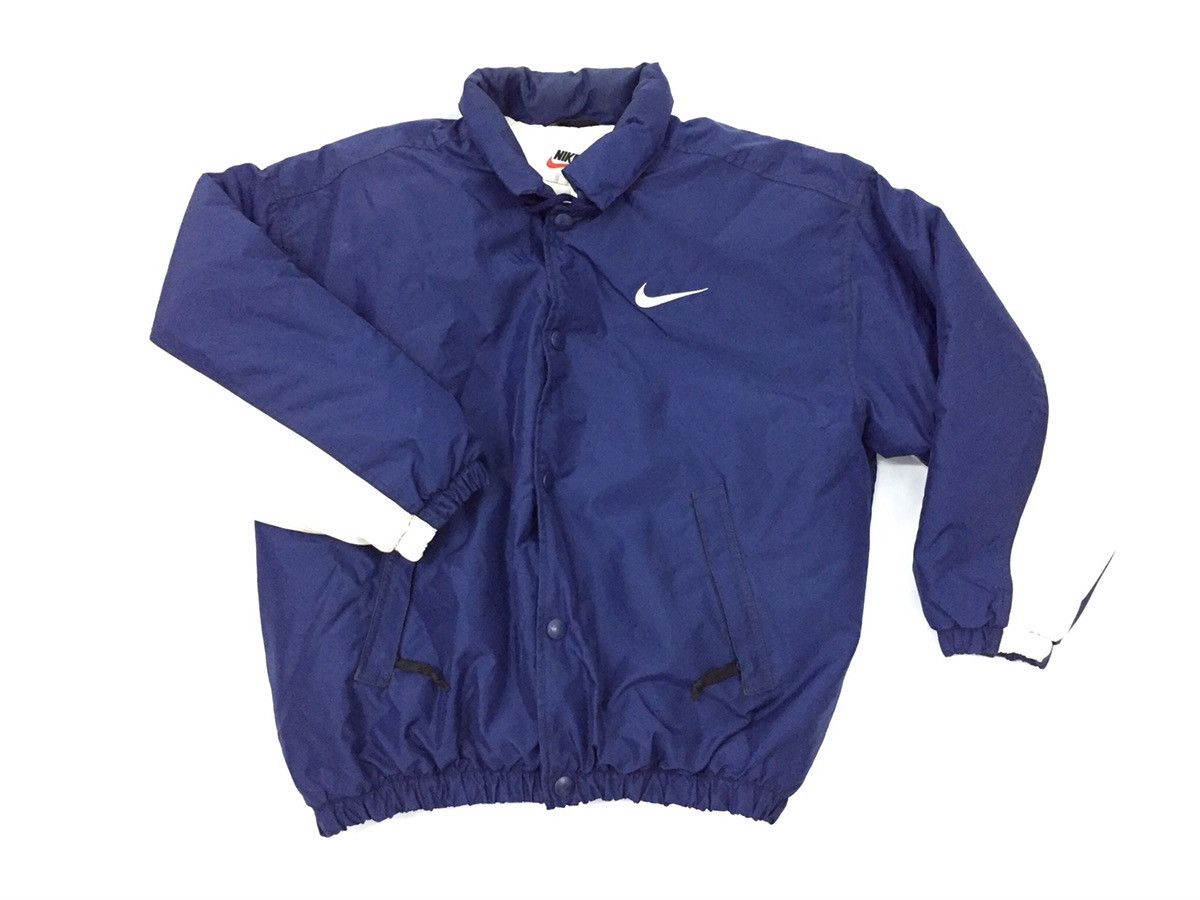 Nike × Nike ACG × Vintage Vintage 90s Nike Spellout Biglogo Swag Hype Bomber jacket Size US L / EU 52-54 / 3 - 3 Thumbnail