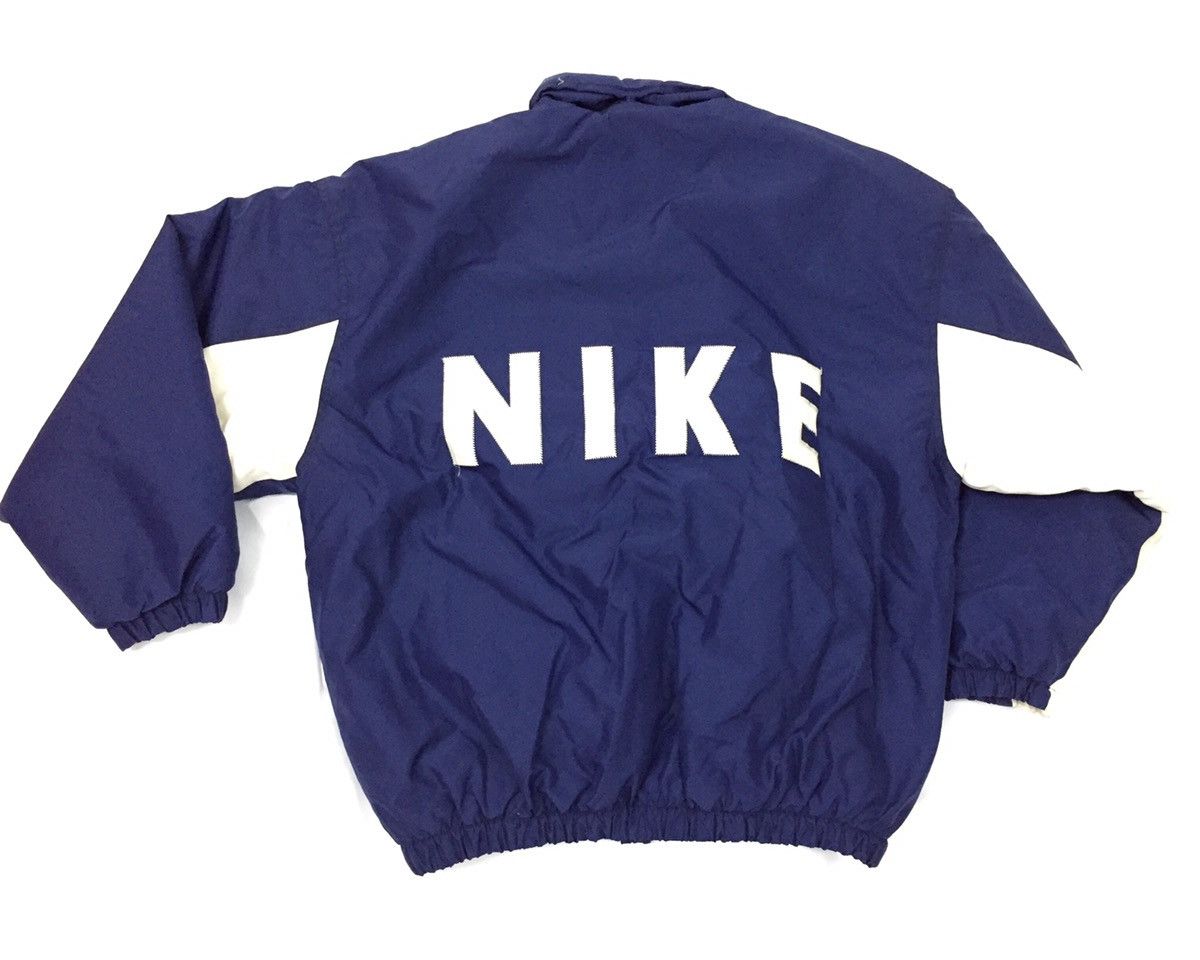 Nike × Nike ACG × Vintage Vintage 90s Nike Spellout Biglogo Swag Hype Bomber jacket Size US L / EU 52-54 / 3 - 1 Thumbnail