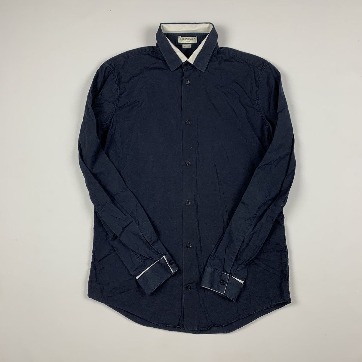 Balenciaga Balenciaga dress shirt Size US S / EU 44-46 / 1 - 1 Thumbnail