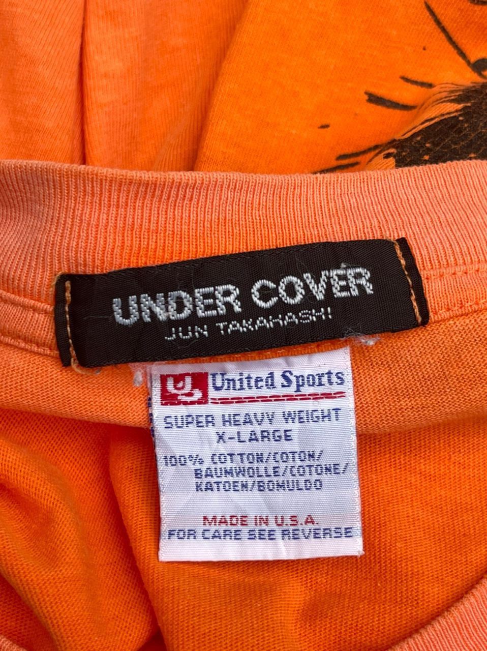 Bape × Undercover Undercover Bape Sun Faded Nowhere Aoyama Tee Size US XL / EU 56 / 4 - 11 Thumbnail