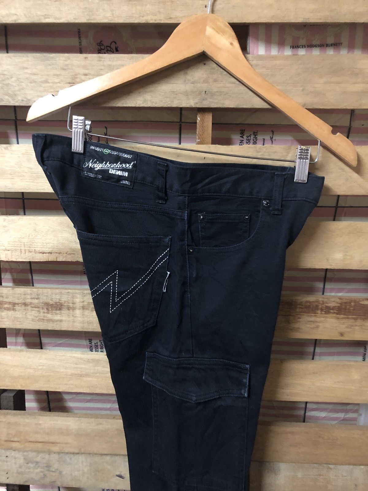 Neighborhood Neighborhood Spnarrow 2002 Denim Cargo Pant Size US 32 / EU 48 - 7 Thumbnail