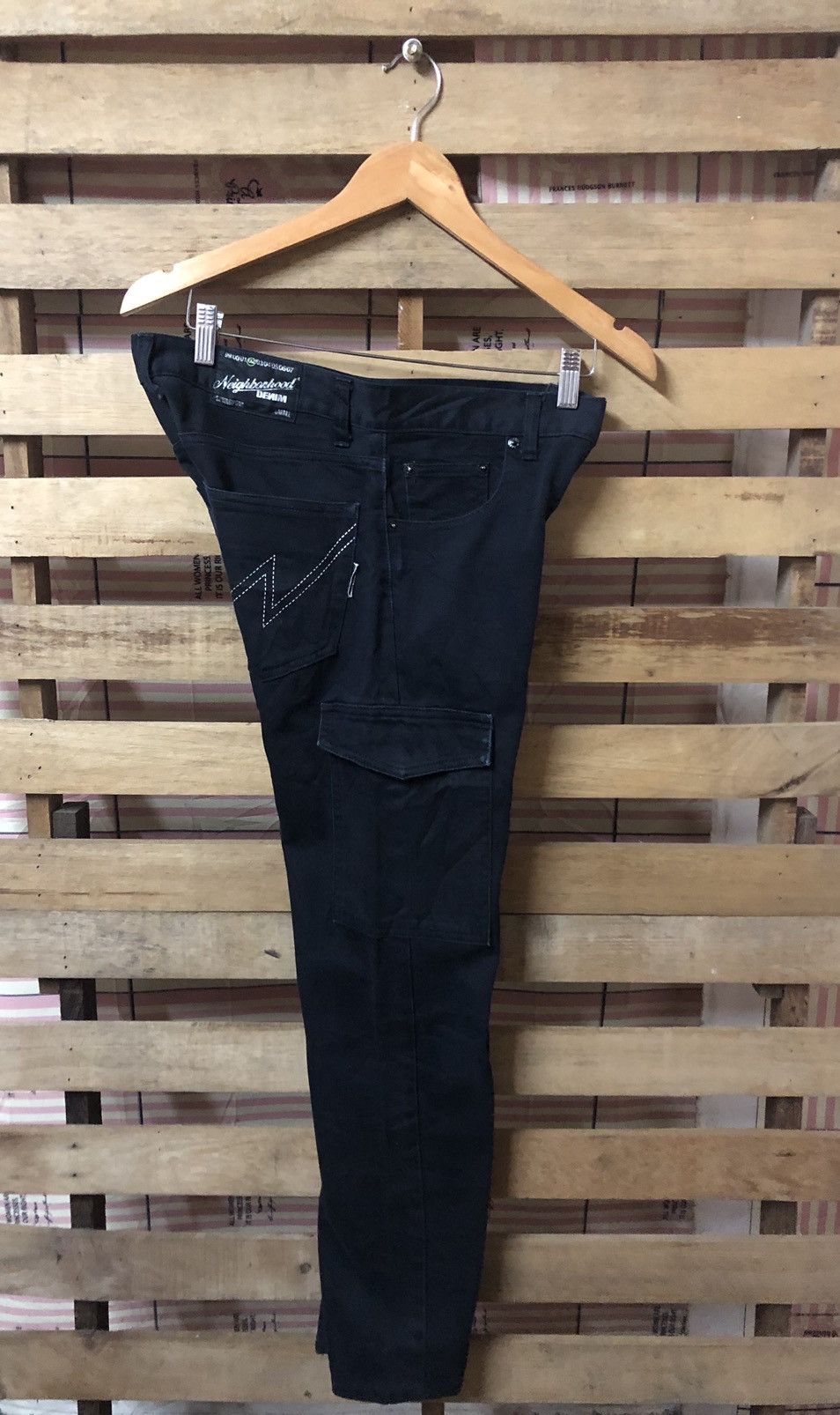 Neighborhood Neighborhood Spnarrow 2002 Denim Cargo Pant Size US 32 / EU 48 - 4 Thumbnail