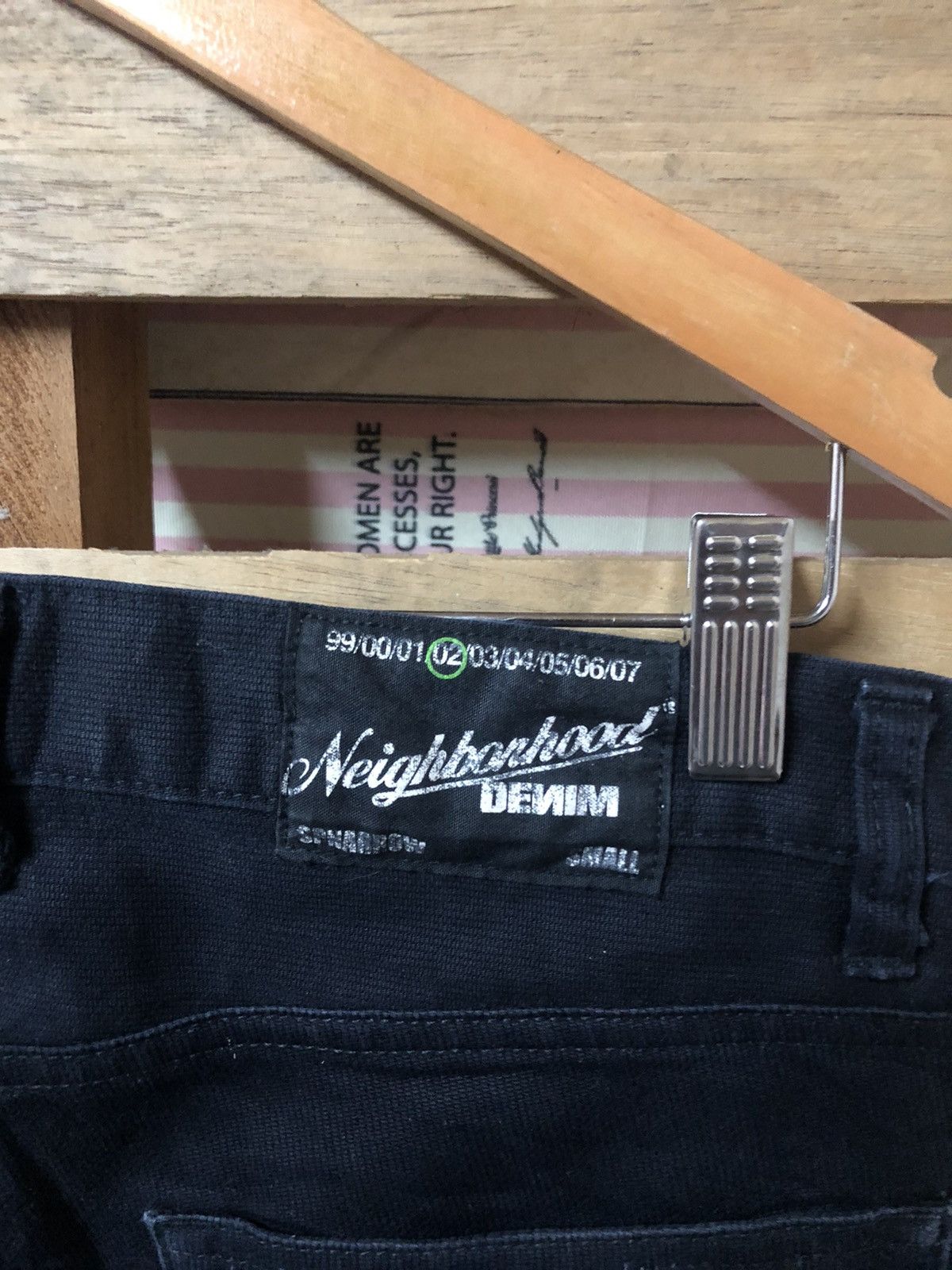 Neighborhood Neighborhood Spnarrow 2002 Denim Cargo Pant Size US 32 / EU 48 - 11 Thumbnail