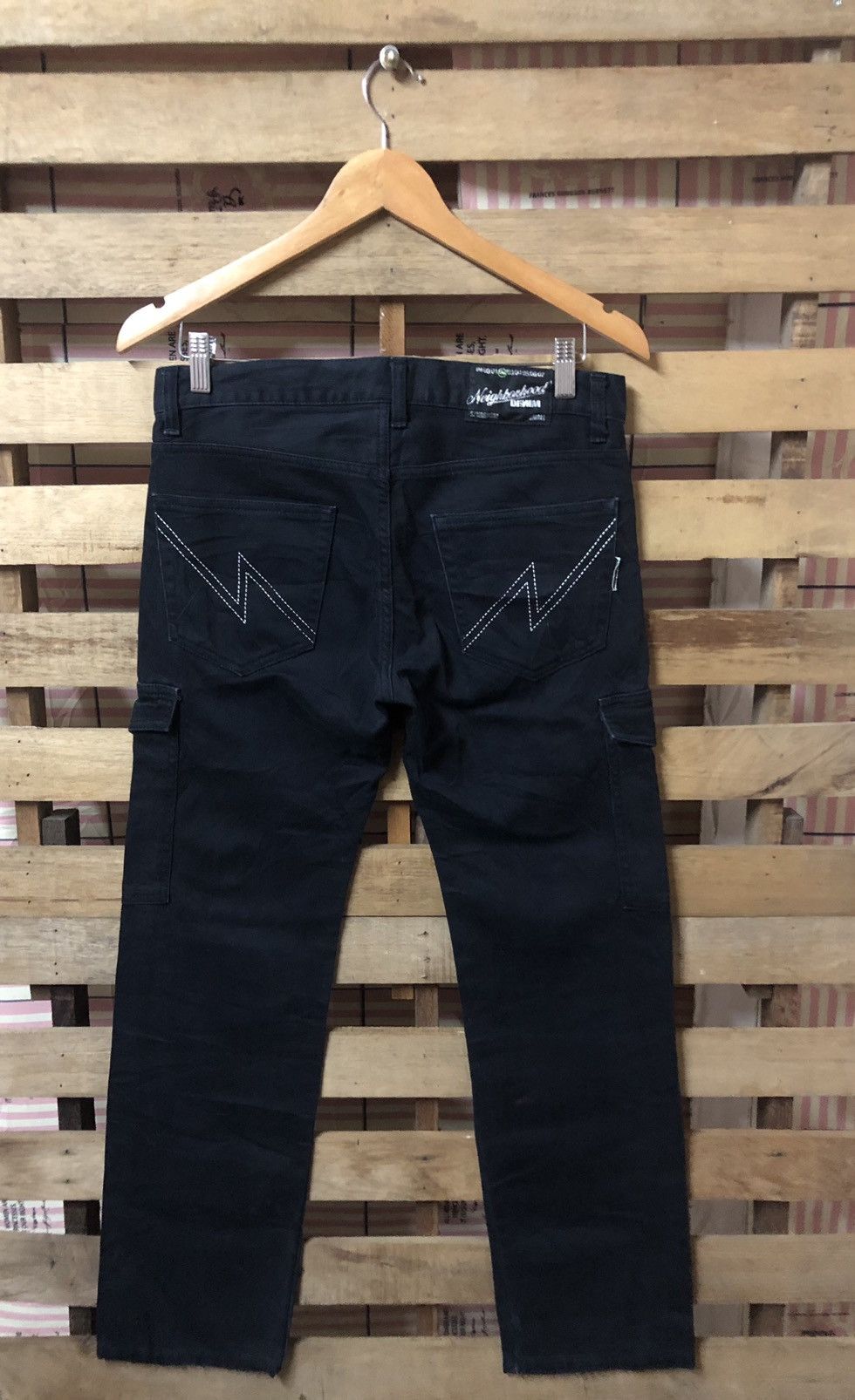 Neighborhood Neighborhood Spnarrow 2002 Denim Cargo Pant Size US 32 / EU 48 - 1 Thumbnail
