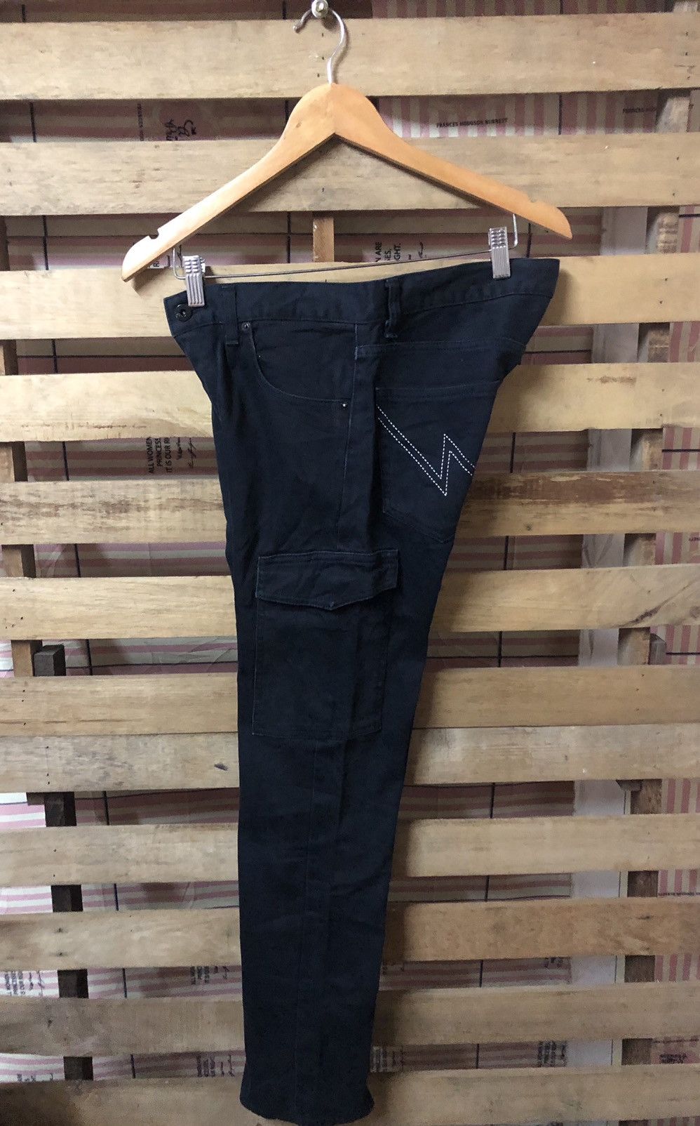 Neighborhood Neighborhood Spnarrow 2002 Denim Cargo Pant Size US 32 / EU 48 - 3 Thumbnail