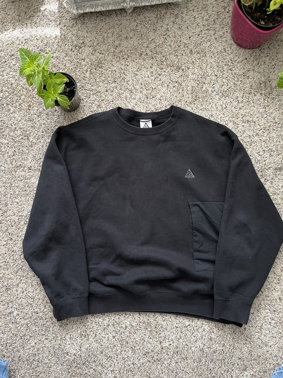 Nike Nike ACG Front Pocket Crewneck Size US XL / EU 56 / 4 - 1 Thumbnail