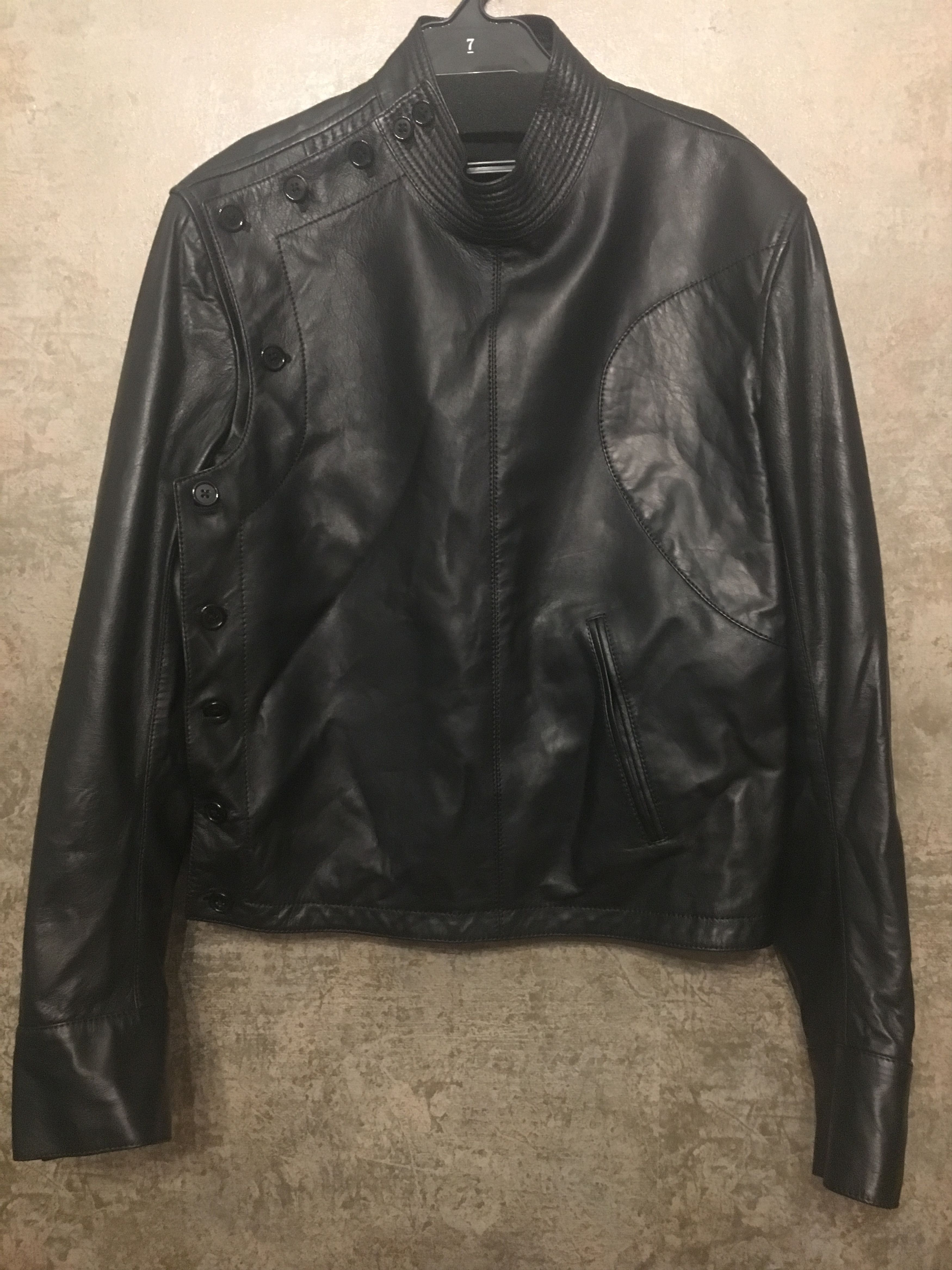 Ann Demeulemeester LAST PRICE Leather biker Jacket | Grailed