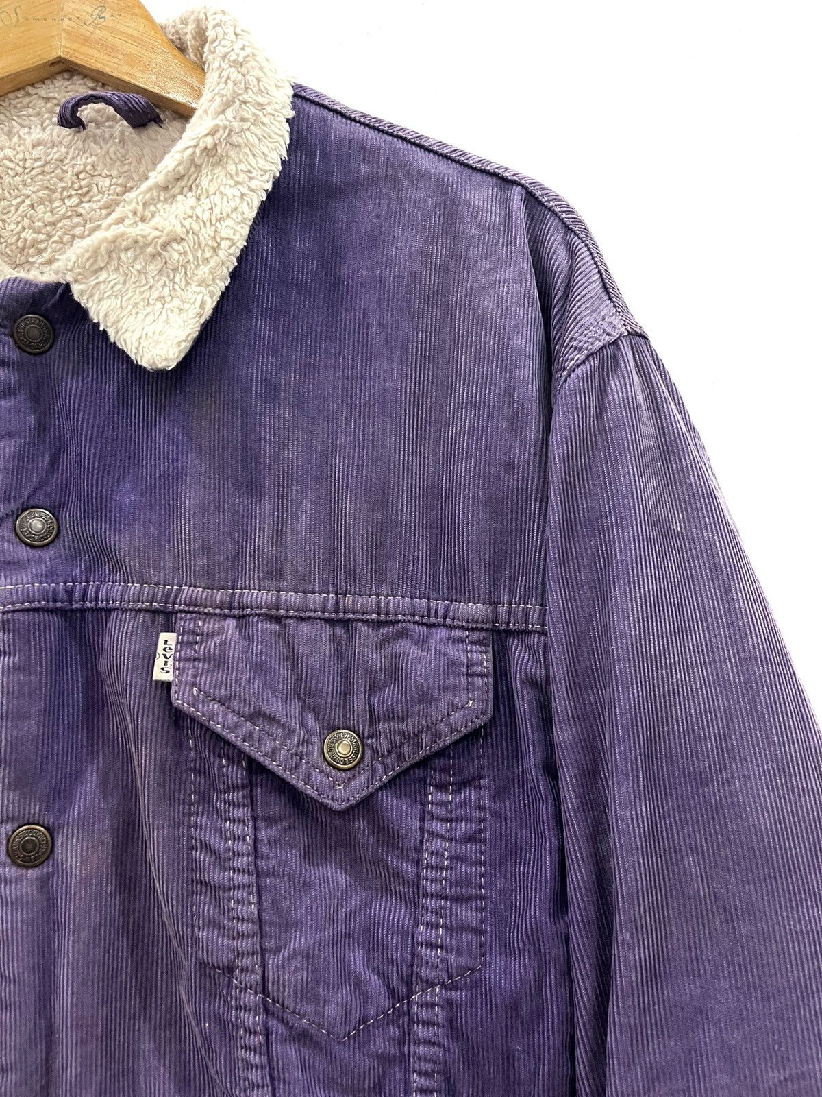 Levi's Vintage Levi's Jacket Sherpa Corduroy Size US XL / EU 56 / 4 - 3 Thumbnail
