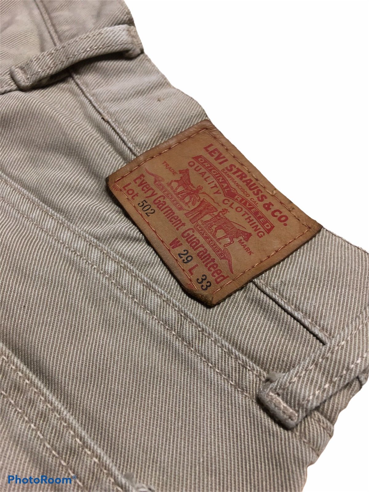 Levi's × Vintage VTGE Y2k LEVIS 502 DISTRESSED DENIM Size US 29 - 4 Thumbnail