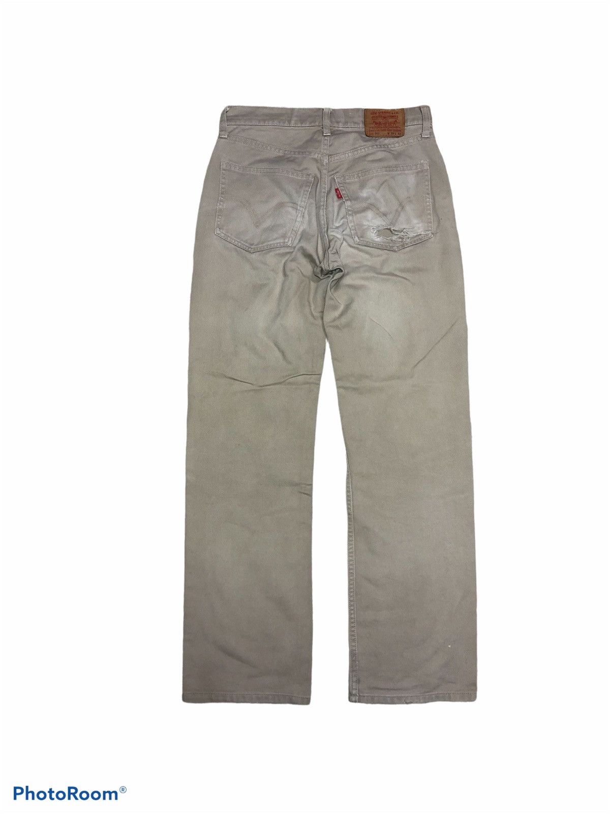 Levi's × Vintage VTGE Y2k LEVIS 502 DISTRESSED DENIM Size US 29 - 2 Thumbnail