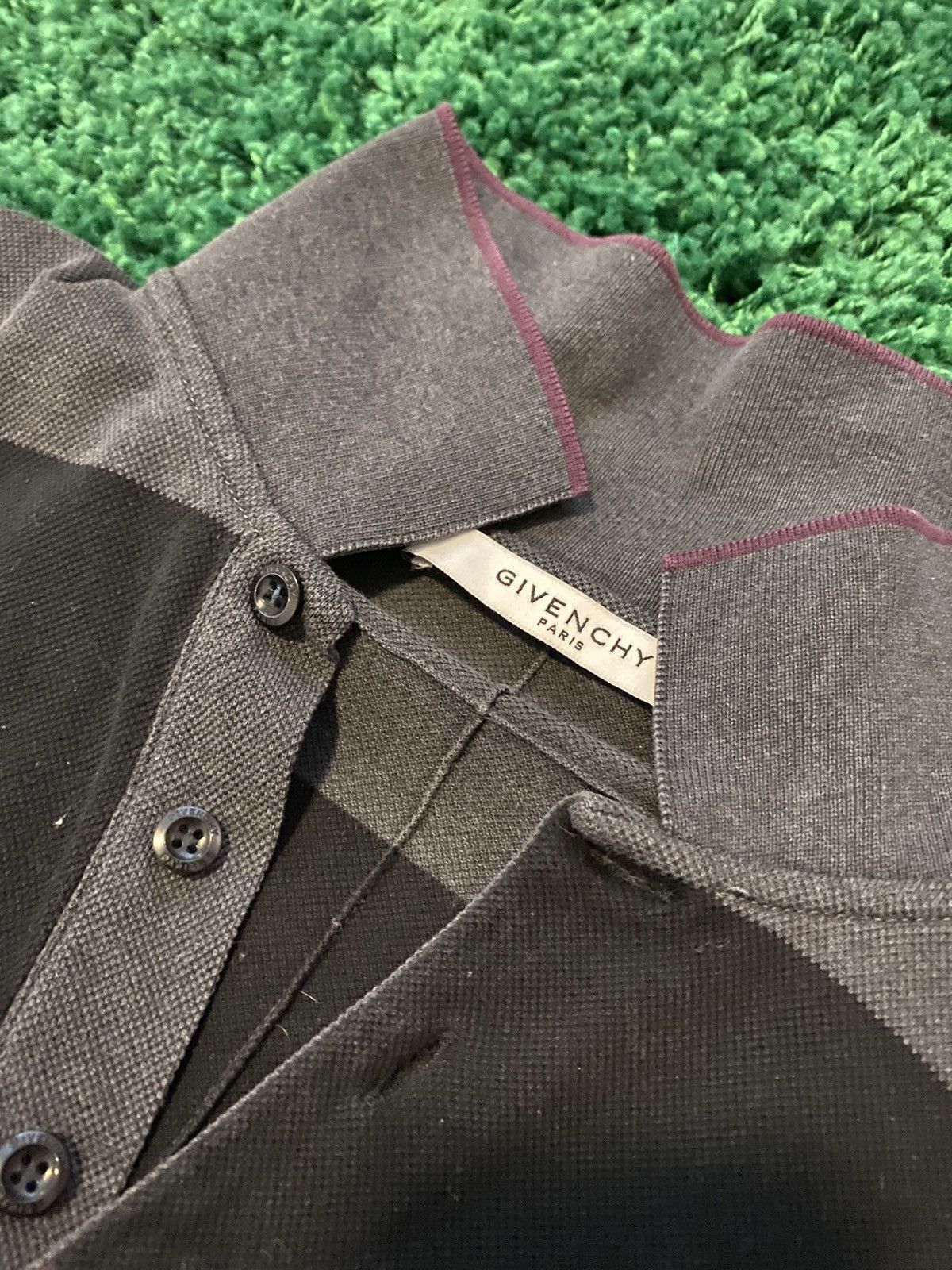 Givenchy Givenchy Oversized Polo with Stripes Size US M / EU 48-50 / 2 - 2 Thumbnail
