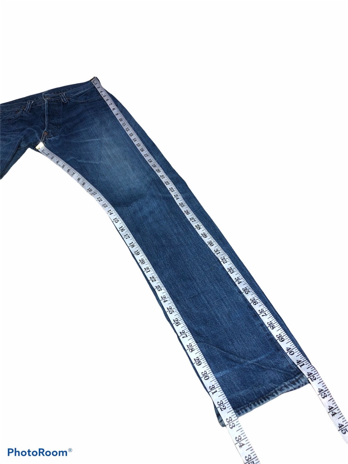 EVISU BLUE SELVEDGE DENIM