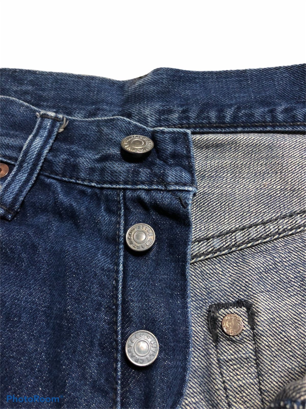 EVISU BLUE SELVEDGE DENIM