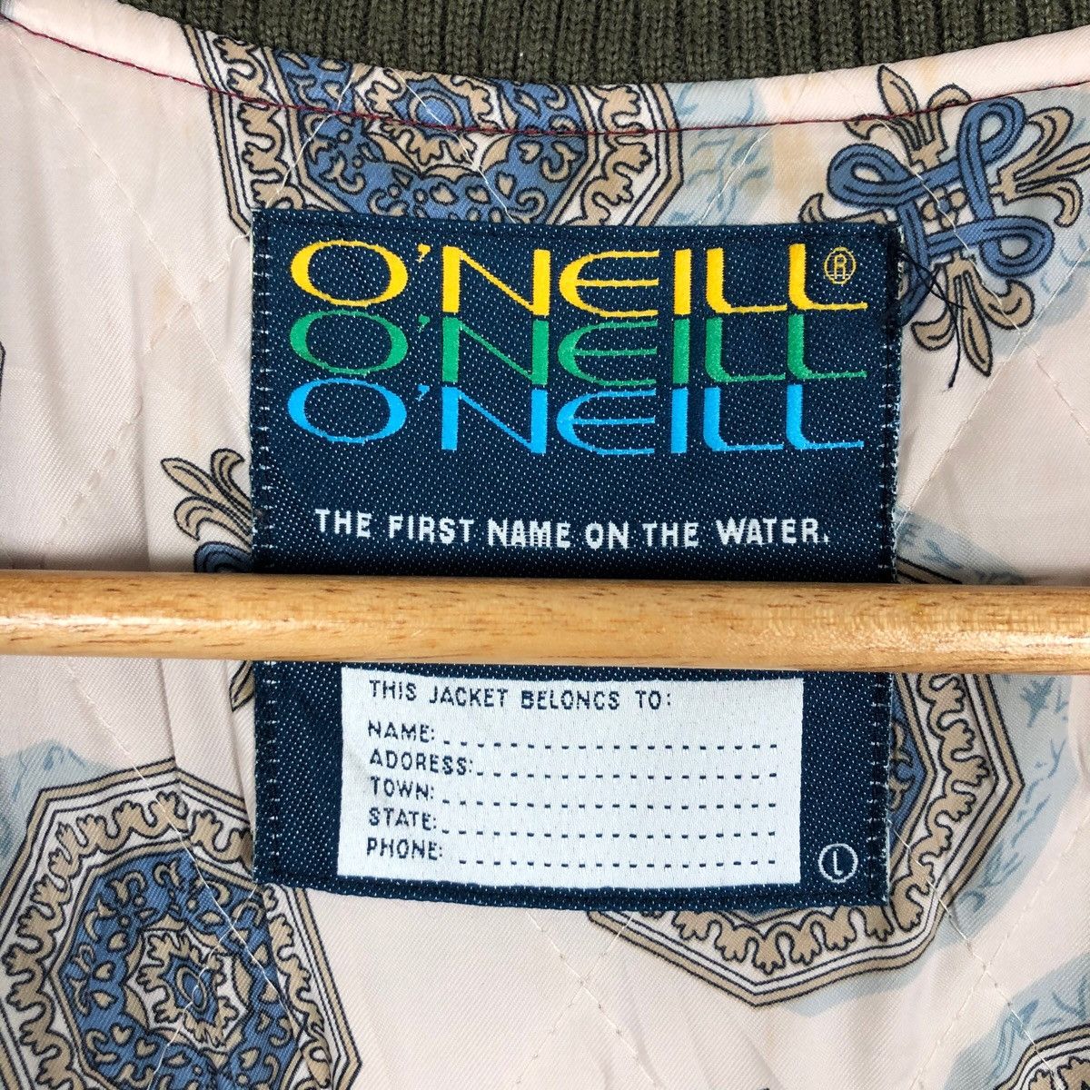 O'Neill × Vintage Vintage 90s O’neill Wool Leather Varsity Jacket Big Logo Size US XL / EU 56 / 4 - 17 Thumbnail