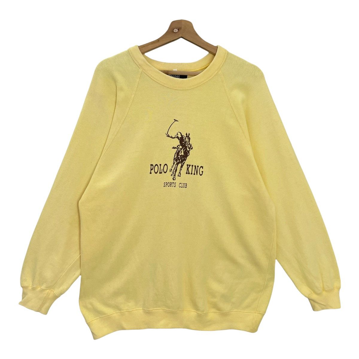 Japanese Brand × Vintage Vintage Royal Polo Big Logo Crewneck Sweatshirt Size M Size US M / EU 48-50 / 2 - 1 Thumbnail