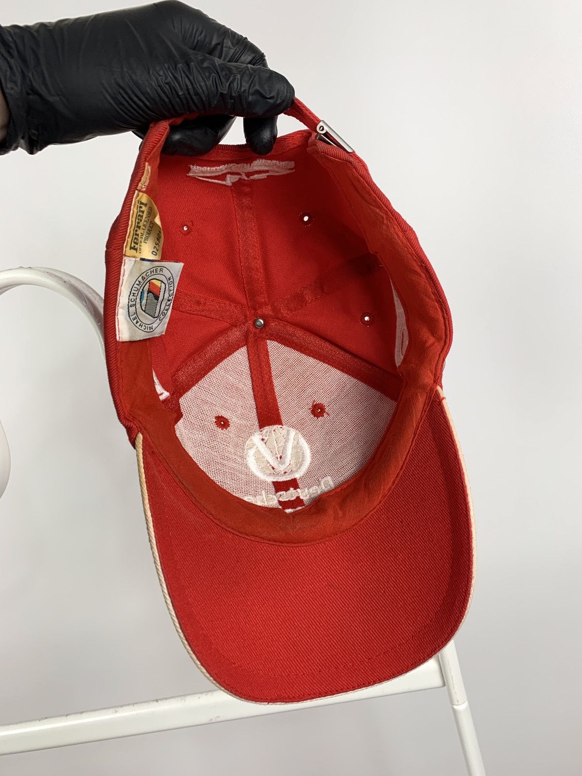 Ferrari 00s Vintage Ferrari F1 Michael Schumacher World Champion Cap Size ONE SIZE - 13 Thumbnail