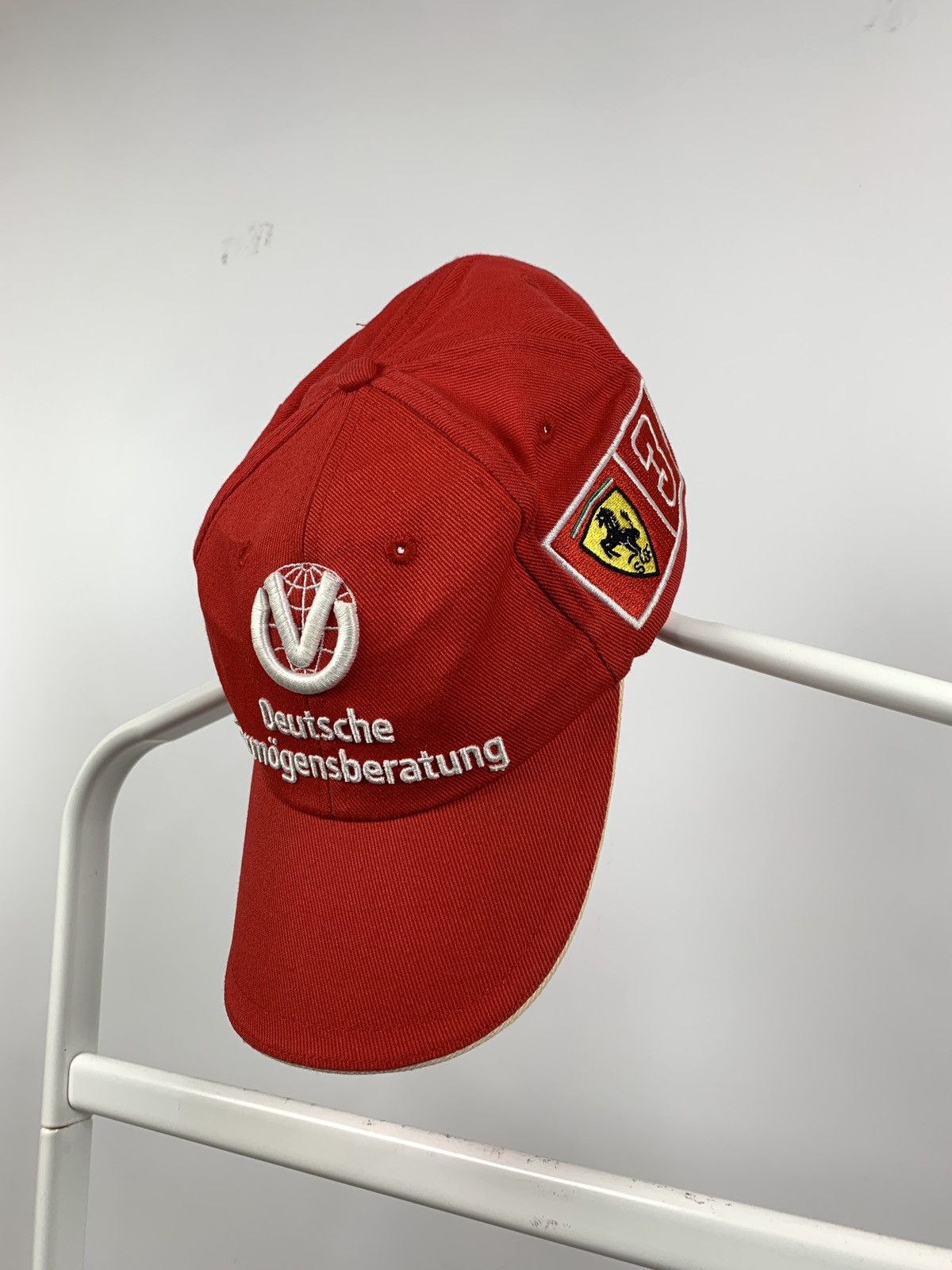 Ferrari 00s Vintage Ferrari F1 Michael Schumacher World Champion Cap Size ONE SIZE - 6 Thumbnail