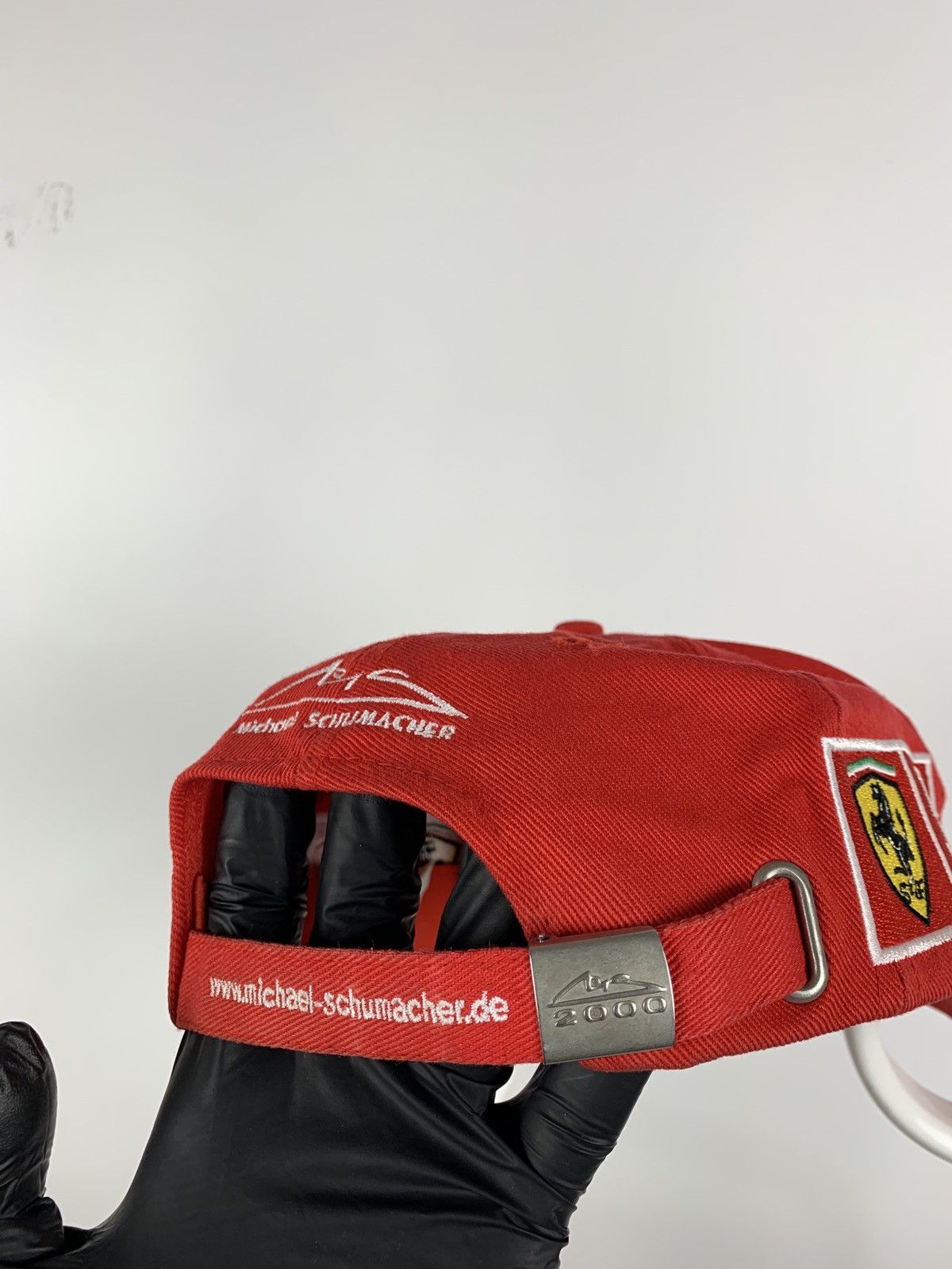 Ferrari 00s Vintage Ferrari F1 Michael Schumacher World Champion Cap Size ONE SIZE - 12 Thumbnail