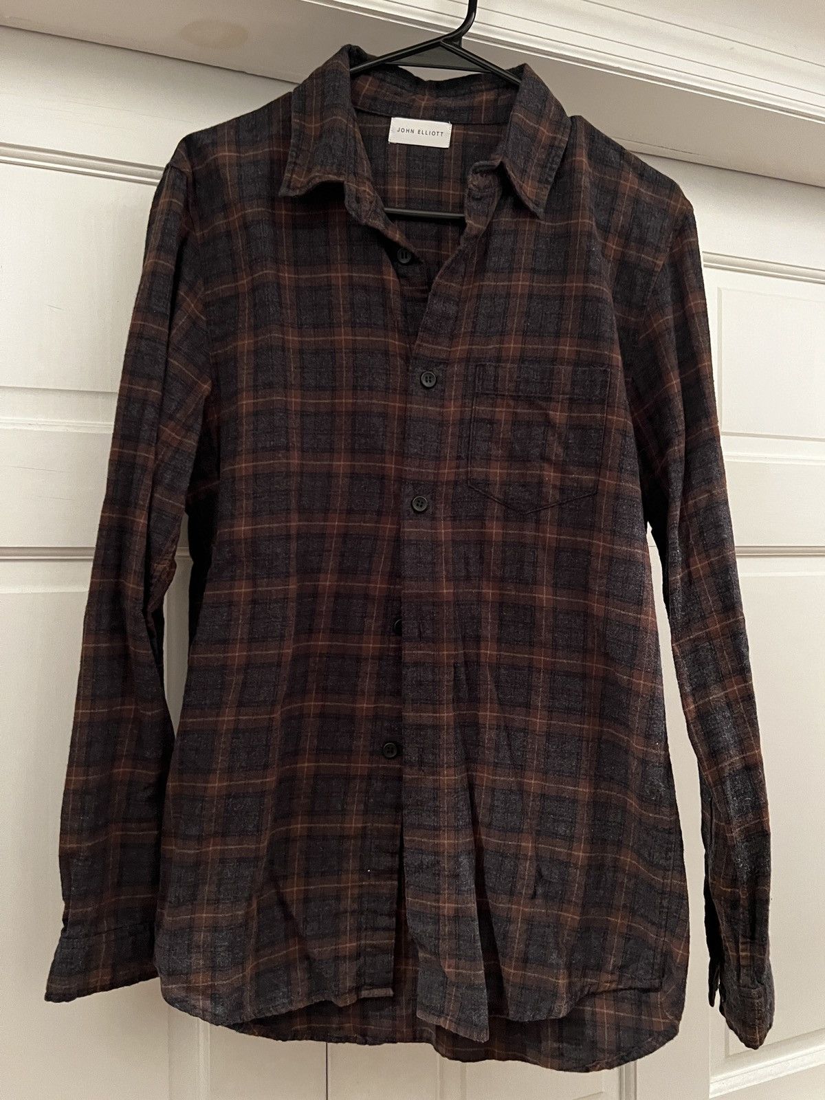 image of John Elliott Flannel in Brown, Men's (Size Medium)