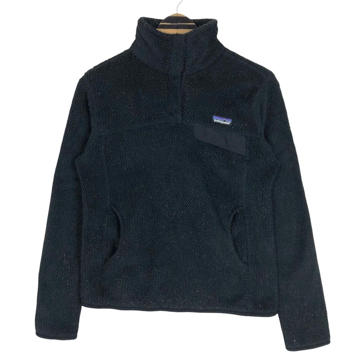 Patagonia Vintage Patagonia Mock Neck Fleece Sweater Size US S / EU 44-46 / 1 - 1 Thumbnail