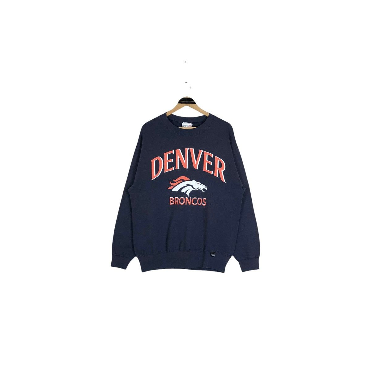 NFL Vintage 90s NFL Denver Broncos Crewneck Sweatshirt Size US L / EU 52-54 / 3 - 2 Thumbnail