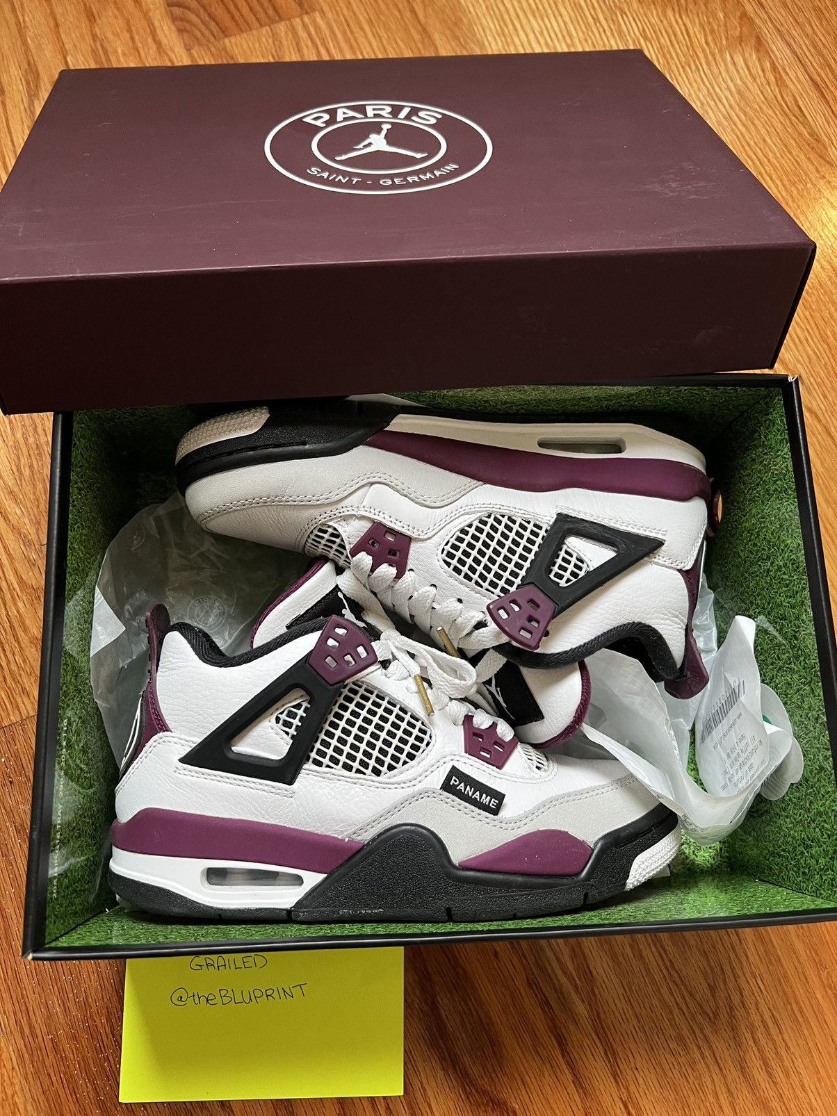 Jordan Brand Air Jordan 4 Paris Saint-Germain PSG Size US 5 / EU 37 - 1 Thumbnail