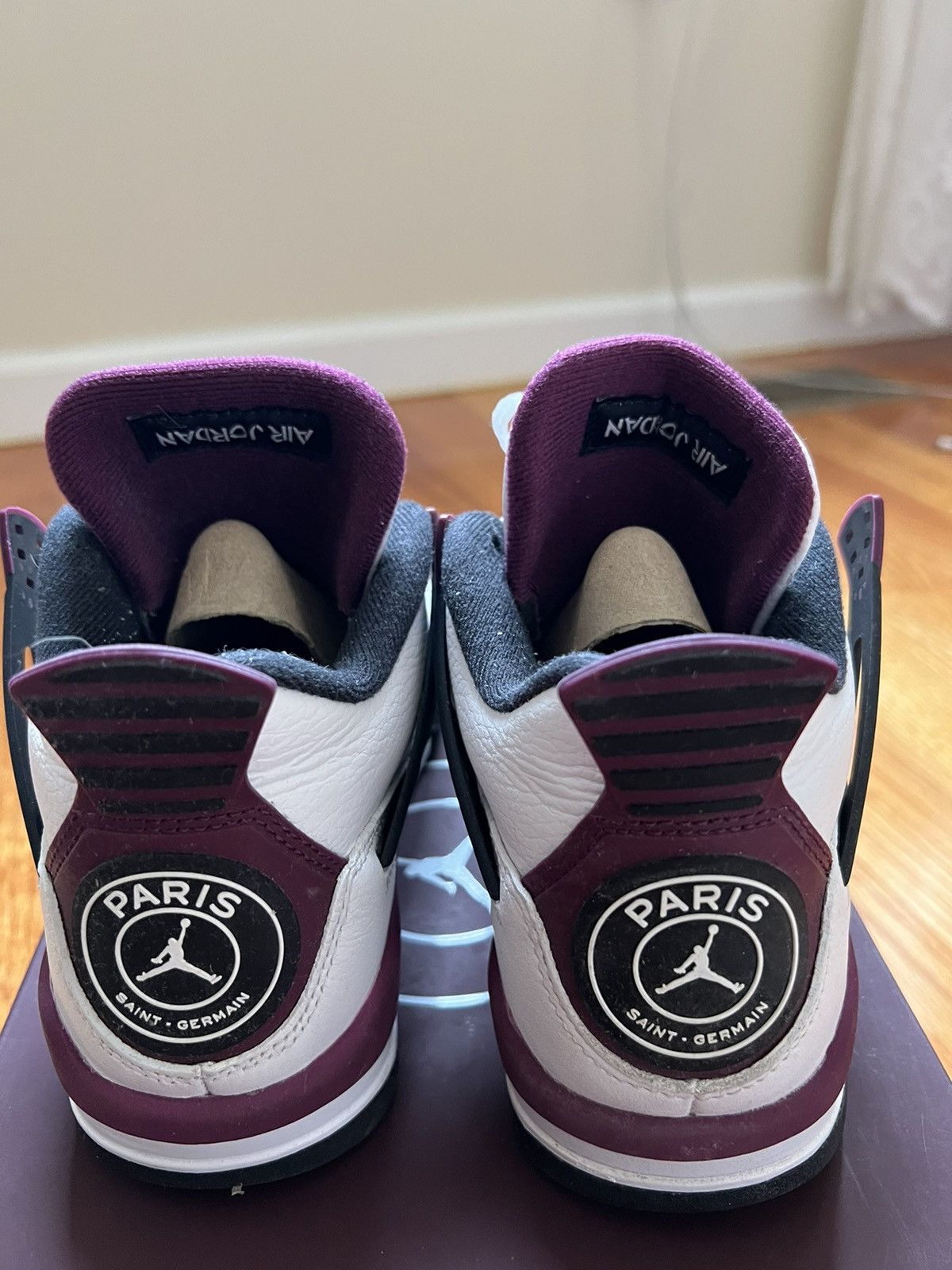 Jordan Brand Air Jordan 4 Paris Saint-Germain PSG Size US 5 / EU 37 - 4 Thumbnail