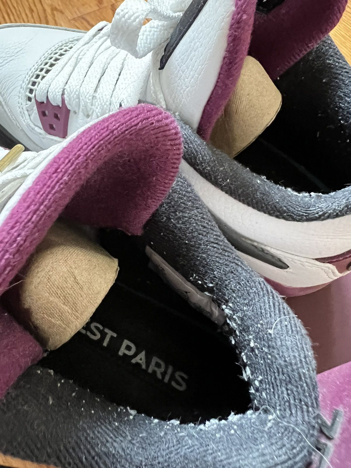 Jordan Brand Air Jordan 4 Paris Saint-Germain PSG Size US 5 / EU 37 - 5 Thumbnail