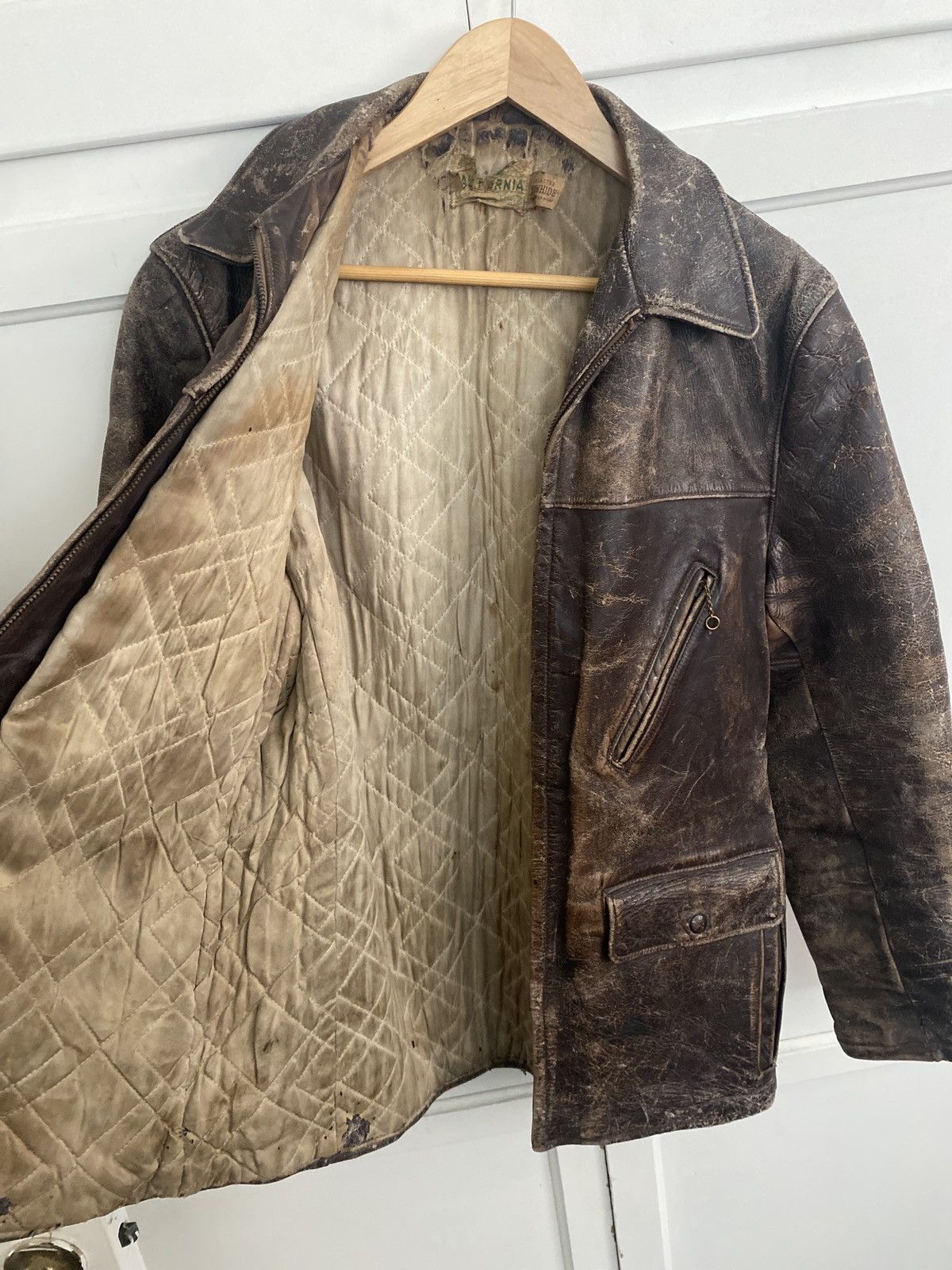 ジャケット・アウター CALIFORNIAN / 50's leather jacket 1940's CALIFORNIAN Leather Jacket | Unwave