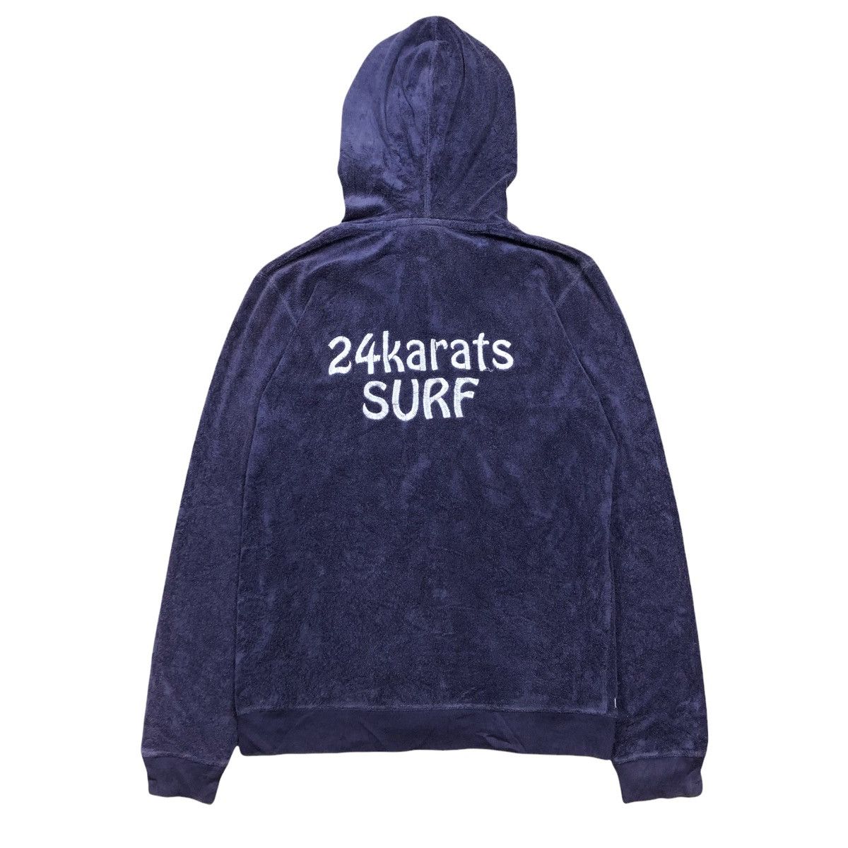 Vintage 24 Karats Surf Fleece Hoodie Sweater With Short Pants Size US M / EU 48-50 / 2 - 19 Thumbnail