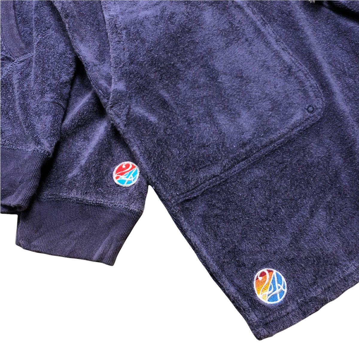 Vintage 24 Karats Surf Fleece Hoodie Sweater With Short Pants Size US M / EU 48-50 / 2 - 3 Thumbnail