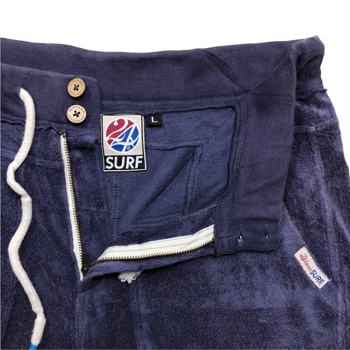 Vintage 24 Karats Surf Fleece Hoodie Sweater With Short Pants Size US M / EU 48-50 / 2 - 17 Thumbnail
