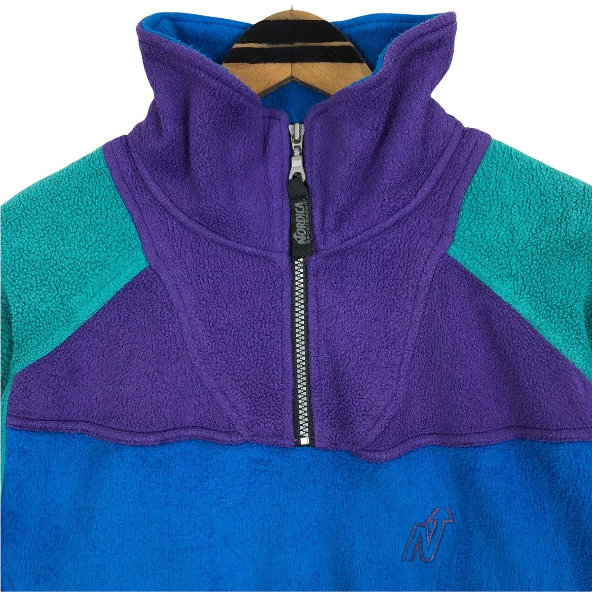 Polartec Vintage 90s Nordica Sportswear Polartec Fleece Sweater Size US L / EU 52-54 / 3 - 6 Thumbnail