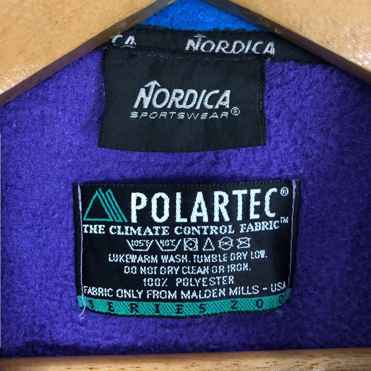 Polartec Vintage 90s Nordica Sportswear Polartec Fleece Sweater Size US L / EU 52-54 / 3 - 9 Thumbnail
