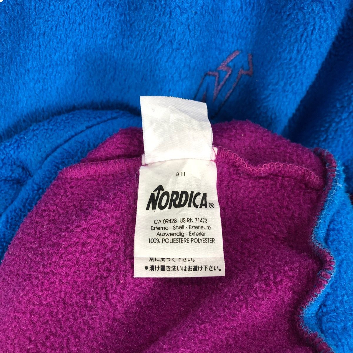 Polartec Vintage 90s Nordica Sportswear Polartec Fleece Sweater Size US L / EU 52-54 / 3 - 11 Thumbnail