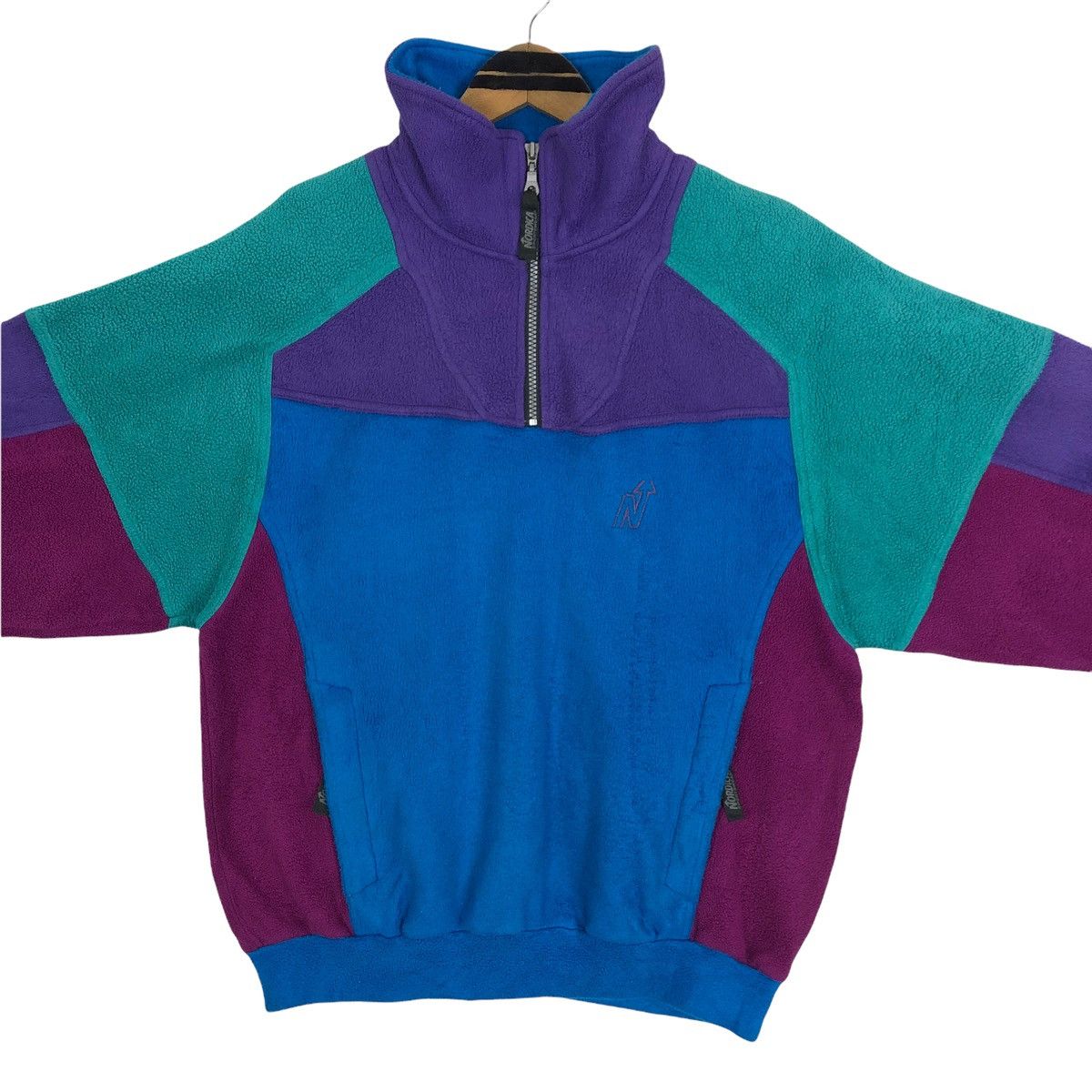 Polartec Vintage 90s Nordica Sportswear Polartec Fleece Sweater Size US L / EU 52-54 / 3 - 15 Thumbnail