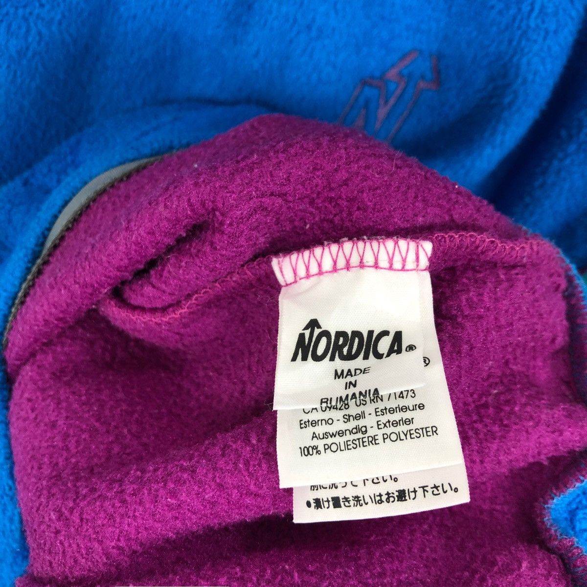 Polartec Vintage 90s Nordica Sportswear Polartec Fleece Sweater Size US L / EU 52-54 / 3 - 10 Thumbnail