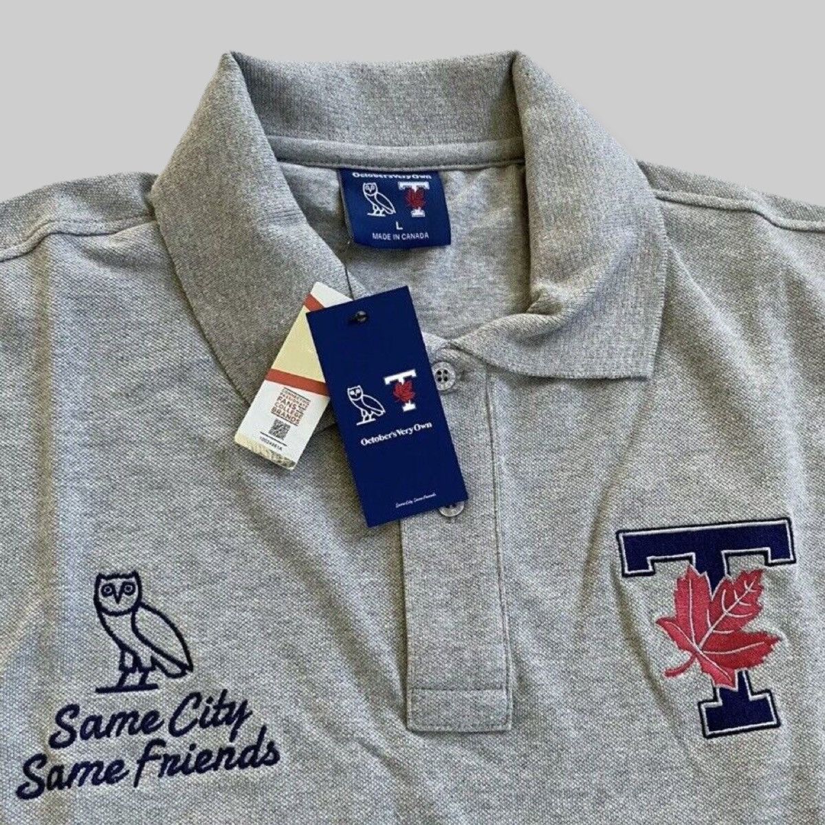 Drake OVO X UofT POLO - Grey Size US XXL / EU 58 / 5 - 2 Thumbnail
