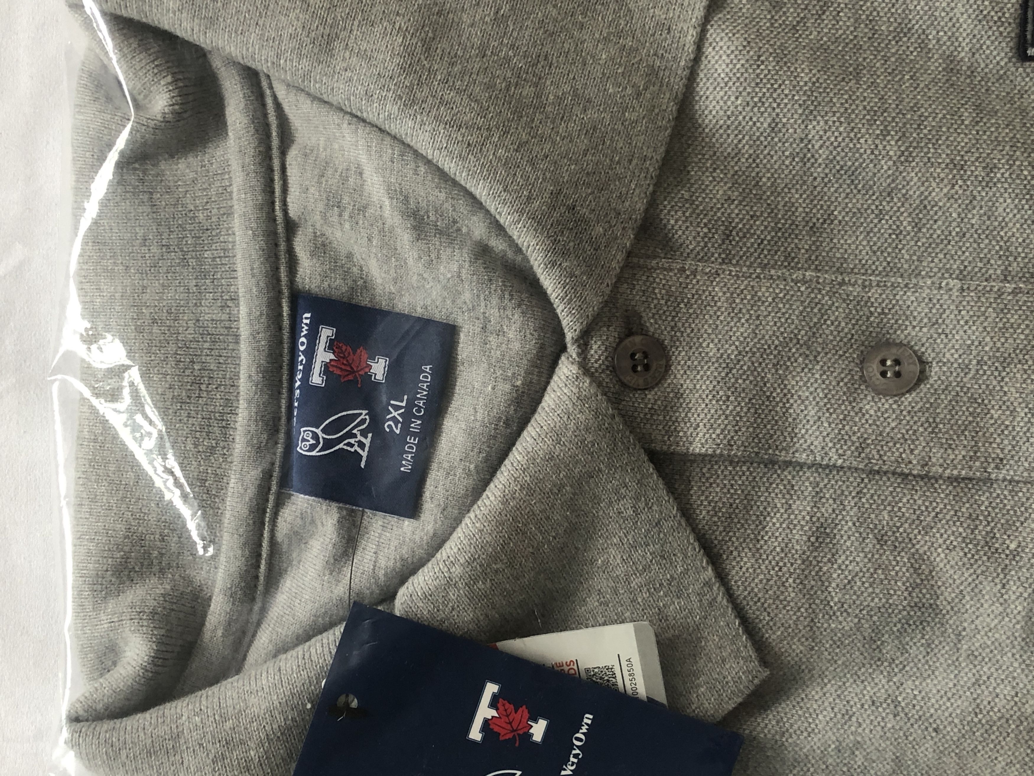 Drake OVO X UofT POLO - Grey Size US XXL / EU 58 / 5 - 6 Thumbnail