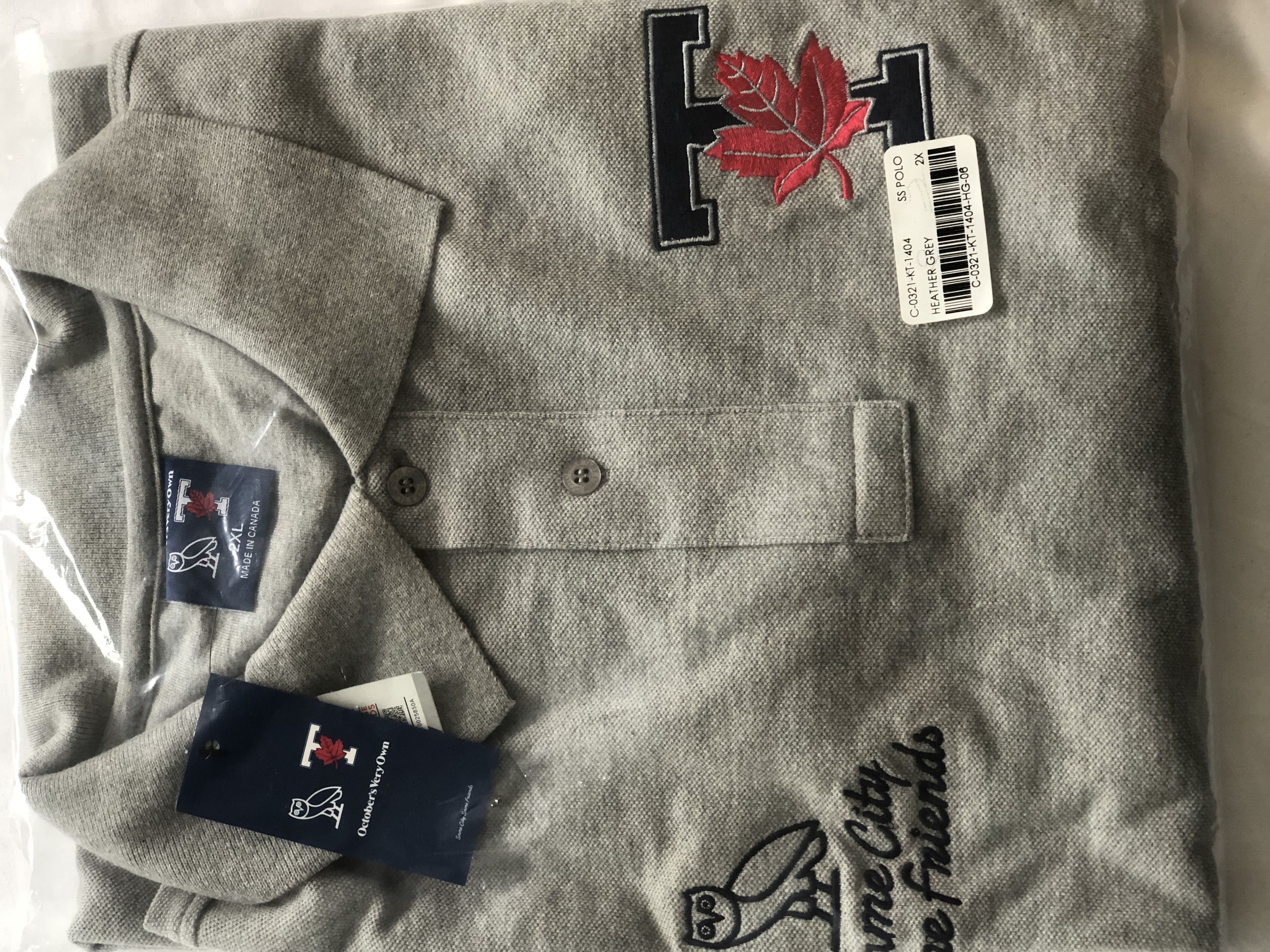 Drake OVO X UofT POLO - Grey Size US XL / EU 56 / 4 - 5 Thumbnail