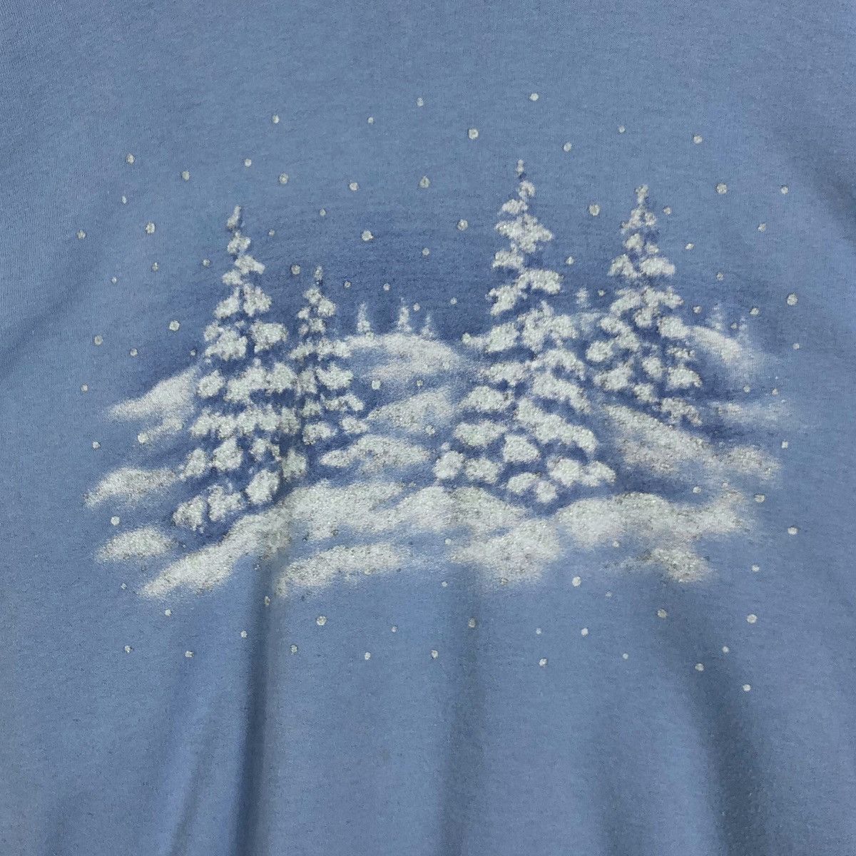 Vintage Vintage 90s Morning Sun Christmas Tree Crewneck Sweatshirt Size US XL / EU 56 / 4 - 6 Thumbnail