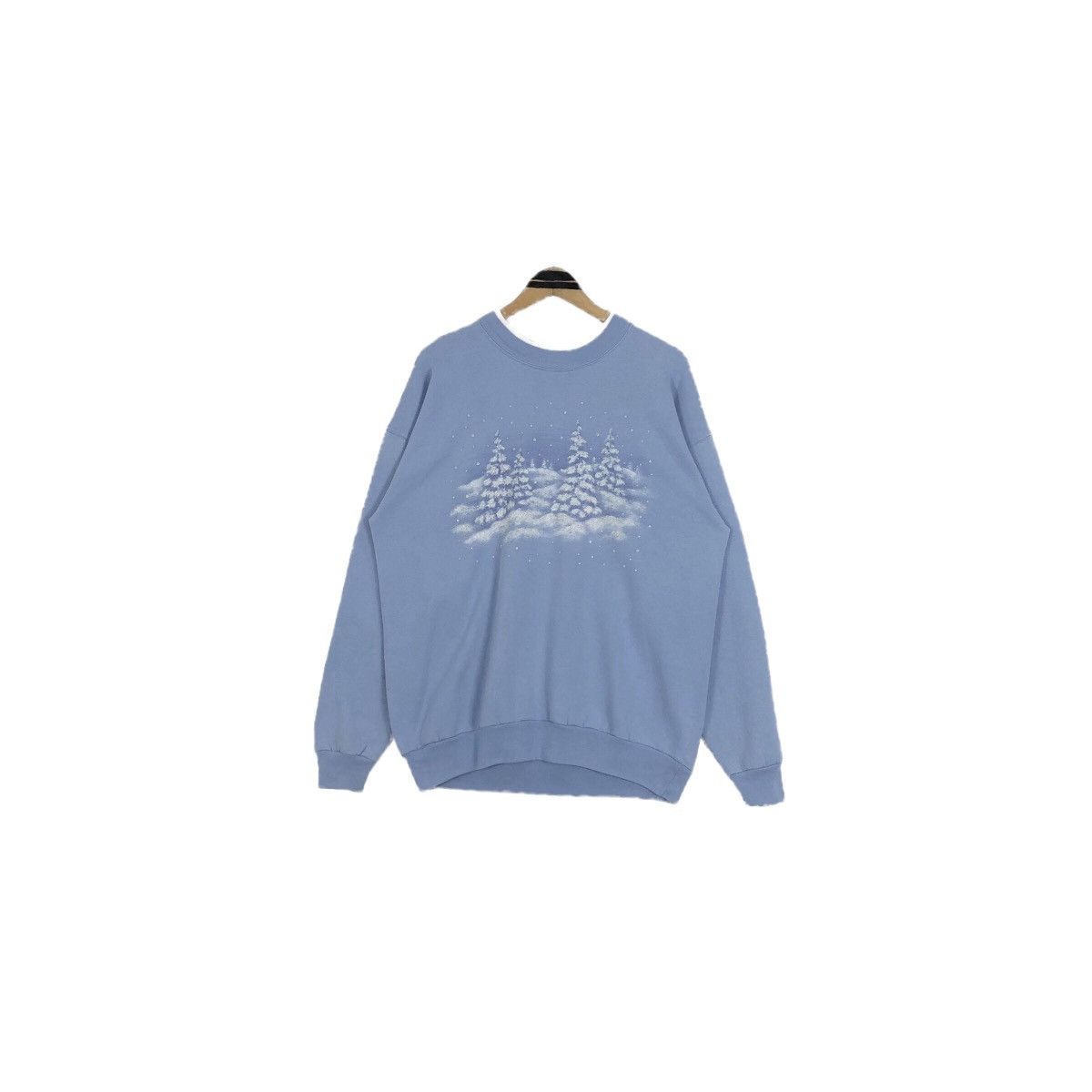 Vintage Vintage 90s Morning Sun Christmas Tree Crewneck Sweatshirt Size US XL / EU 56 / 4 - 2 Thumbnail