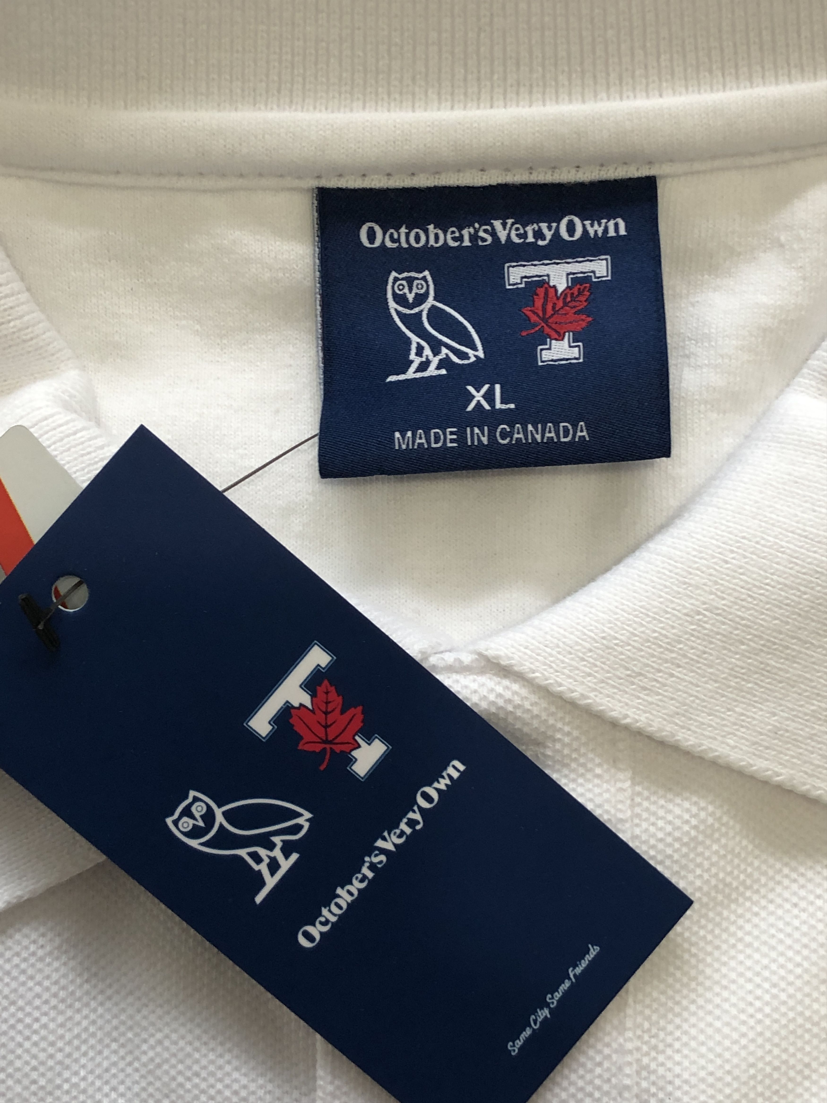 Drake OVO X UofT POLO - White Size US XXL / EU 58 / 5 - 5 Thumbnail