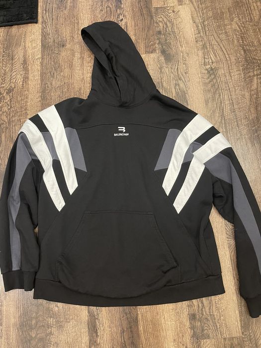 Balenciaga Stripe Track hoodie | Grailed