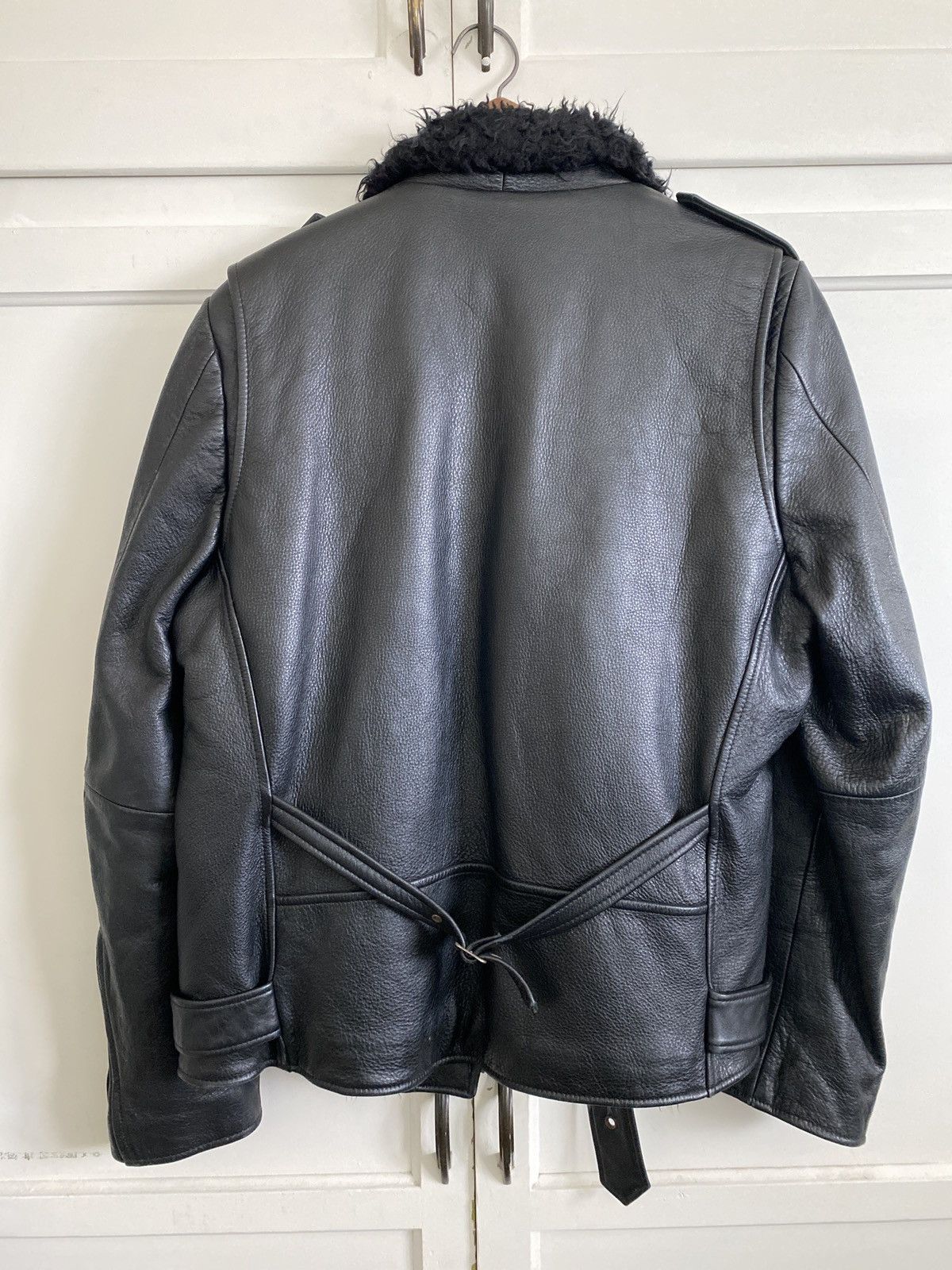 Other The Cast NYC shearling lined Leather Jacket Size US XL / EU 56 / 4 - 7 Thumbnail