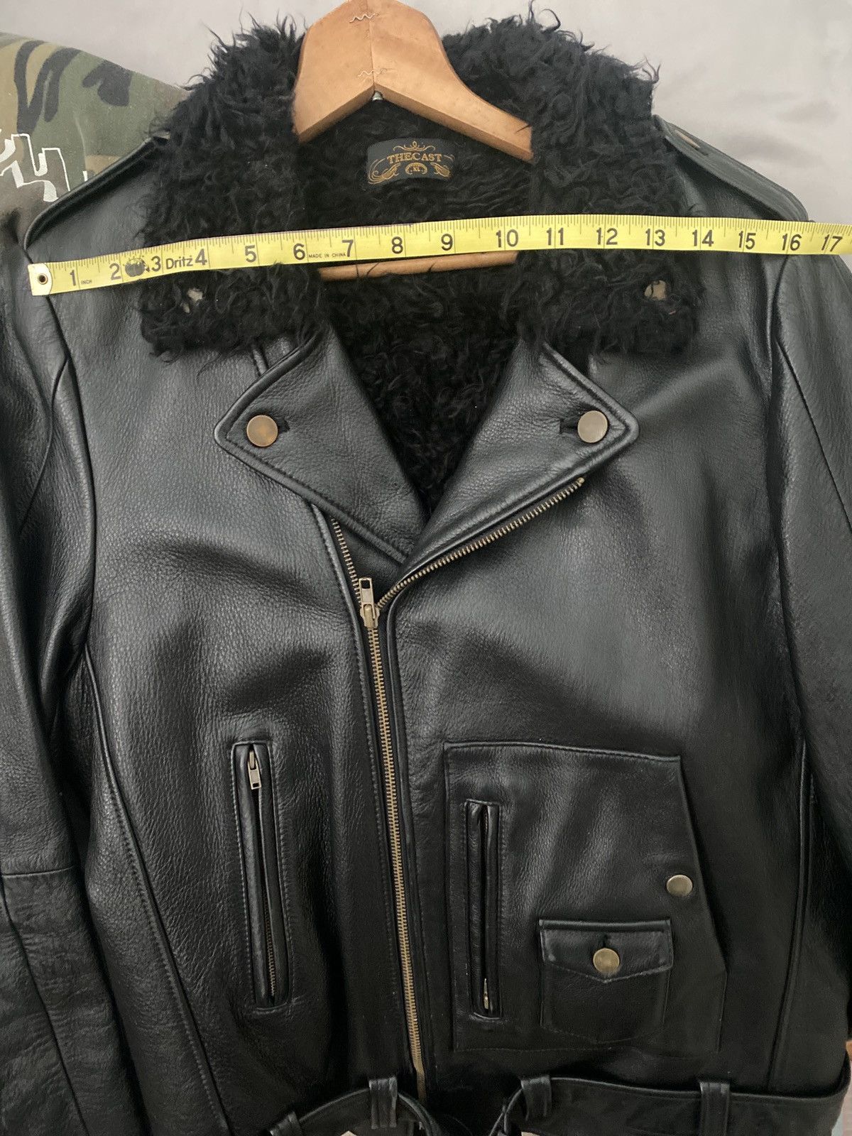 Other The Cast NYC shearling lined Leather Jacket Size US XL / EU 56 / 4 - 8 Thumbnail