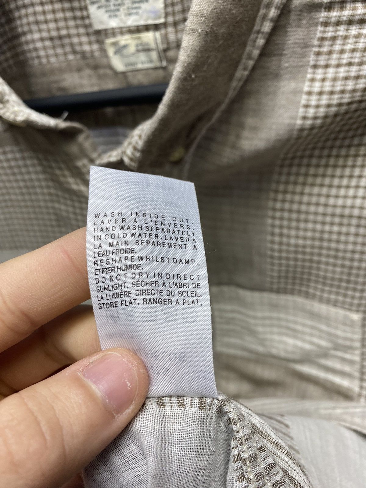 Other Allsaints Spitalfields Japan Made Shirt Men’s L Beige Size US L / EU 52-54 / 3 - 11 Thumbnail