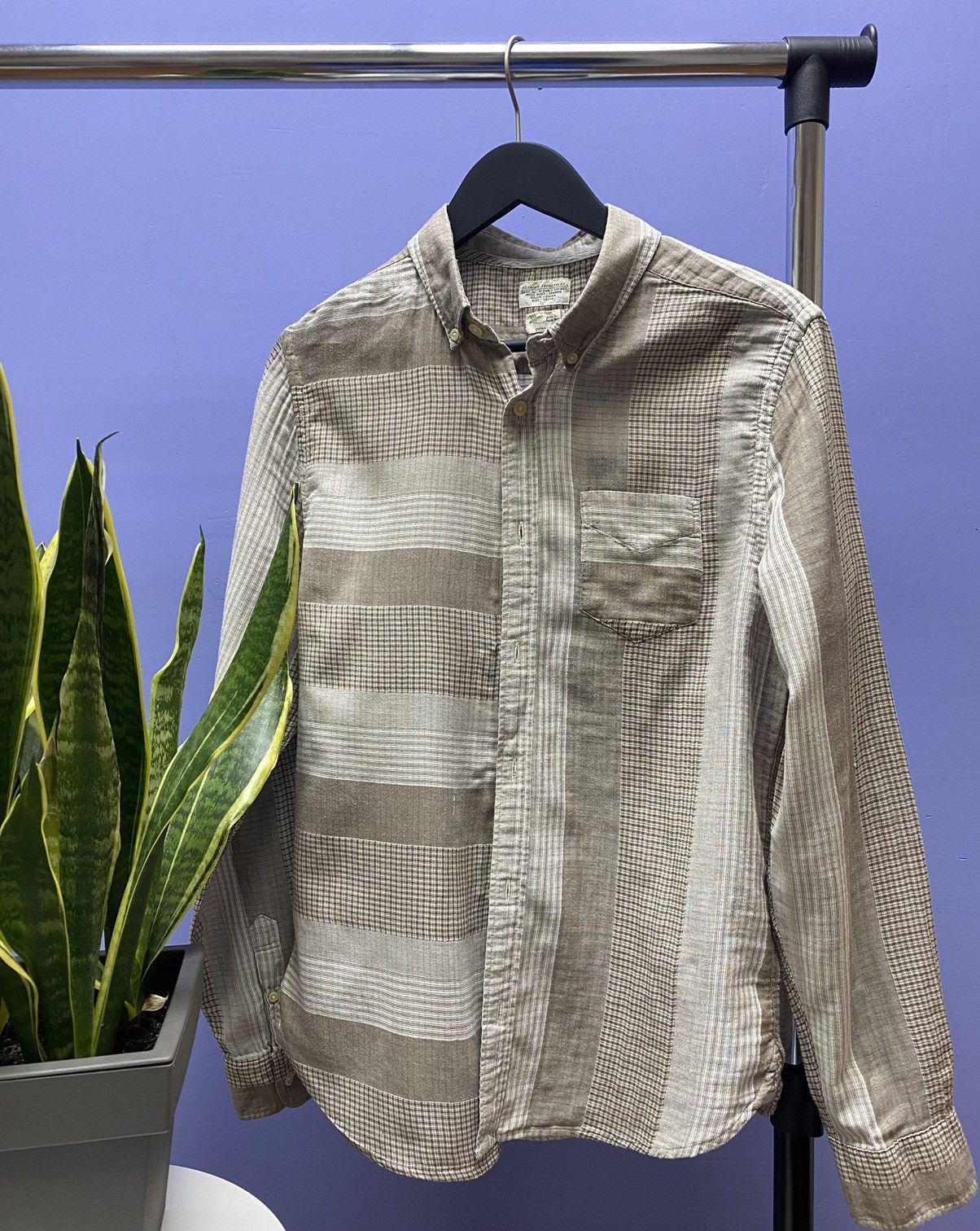 Other Allsaints Spitalfields Japan Made Shirt Men’s L Beige Size US L / EU 52-54 / 3 - 1 Thumbnail