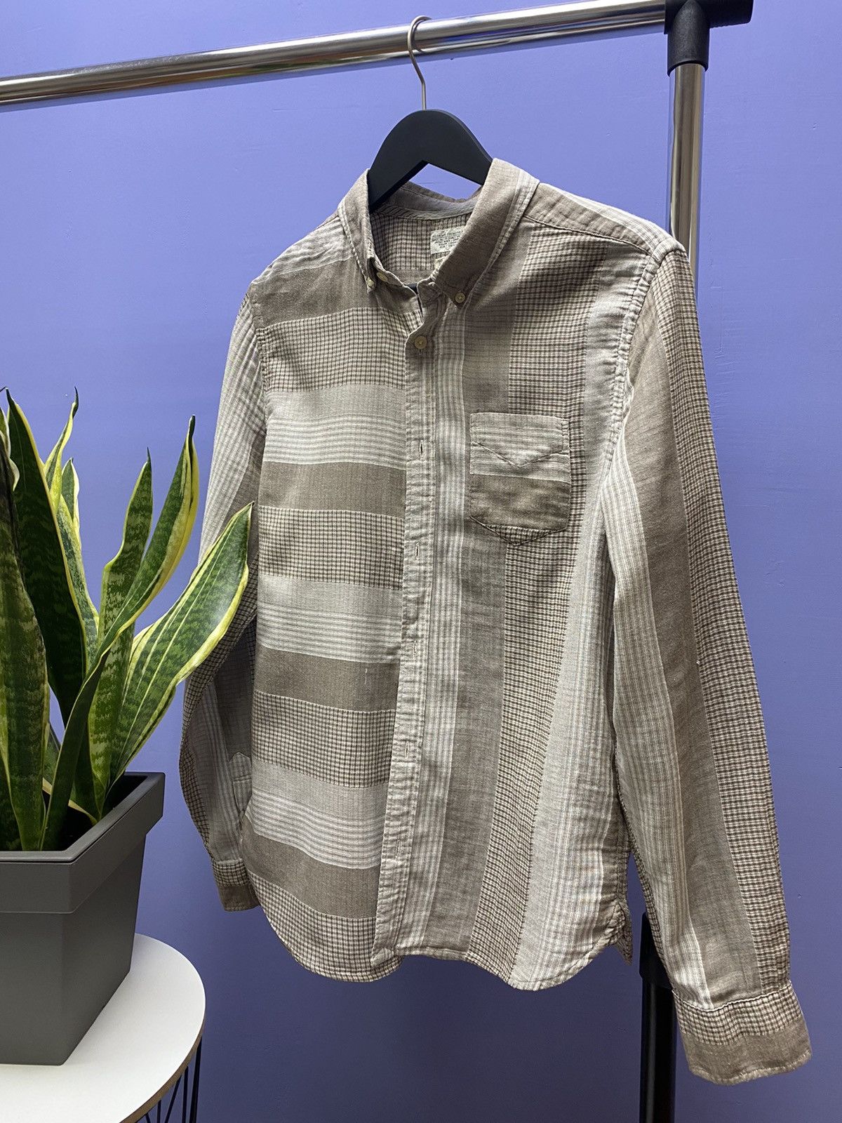 Other Allsaints Spitalfields Japan Made Shirt Men’s L Beige Size US L / EU 52-54 / 3 - 2 Thumbnail