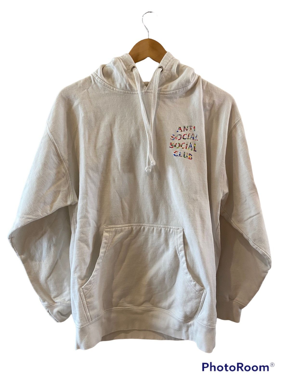 Anti Social Social Club Flag Hoodie Tops